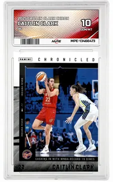 2025 CAITLIN CLARK CHRON #6 CAITLIN CLARK MPE 10 GEM/MT — graded card up for auction