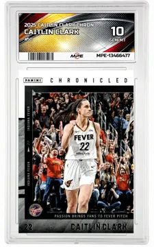 2025 CAITLIN CLARK CHRON #50 CAITLIN CLARK MPE 10 GEM/MT — graded card up for auction