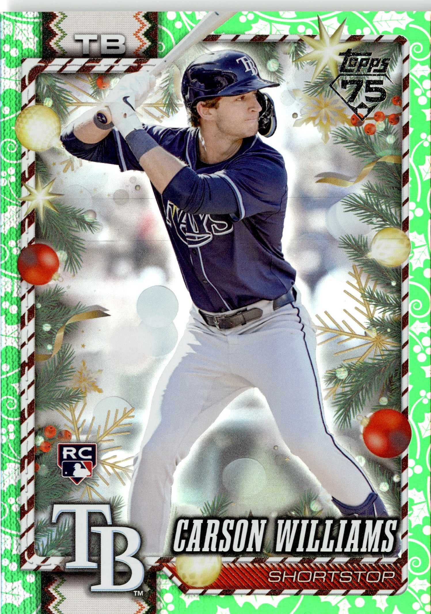 2026 Topps Holiday Carson Williams graded slab