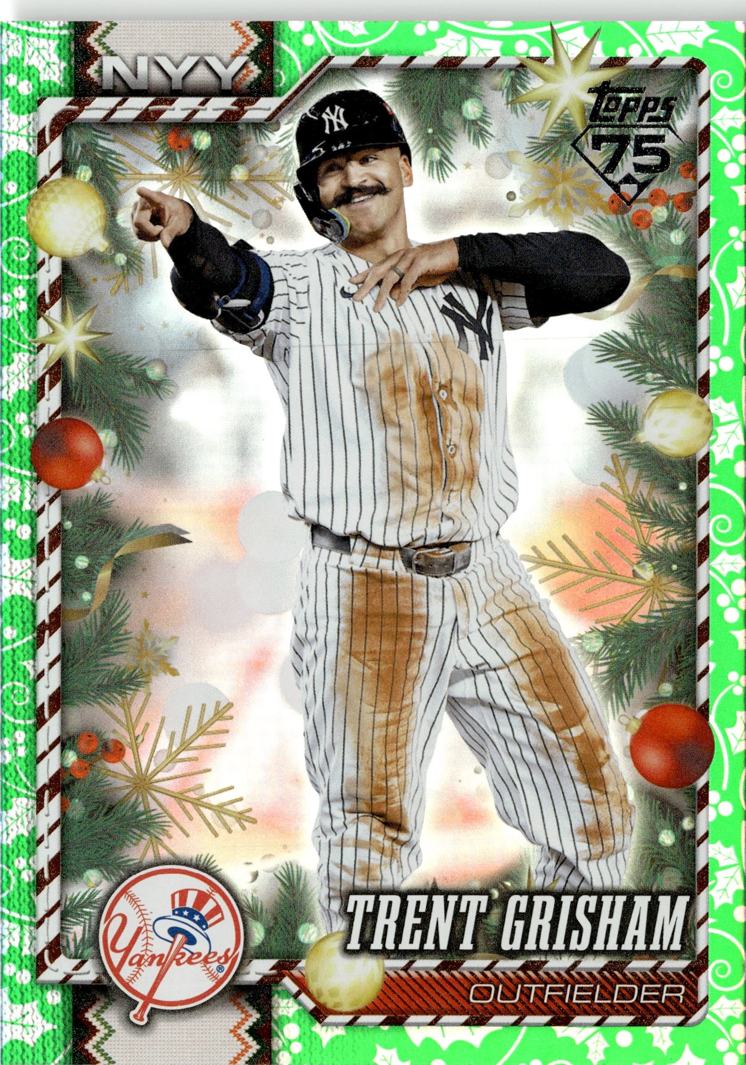 2026 Topps Holiday Trent Grisham graded slab