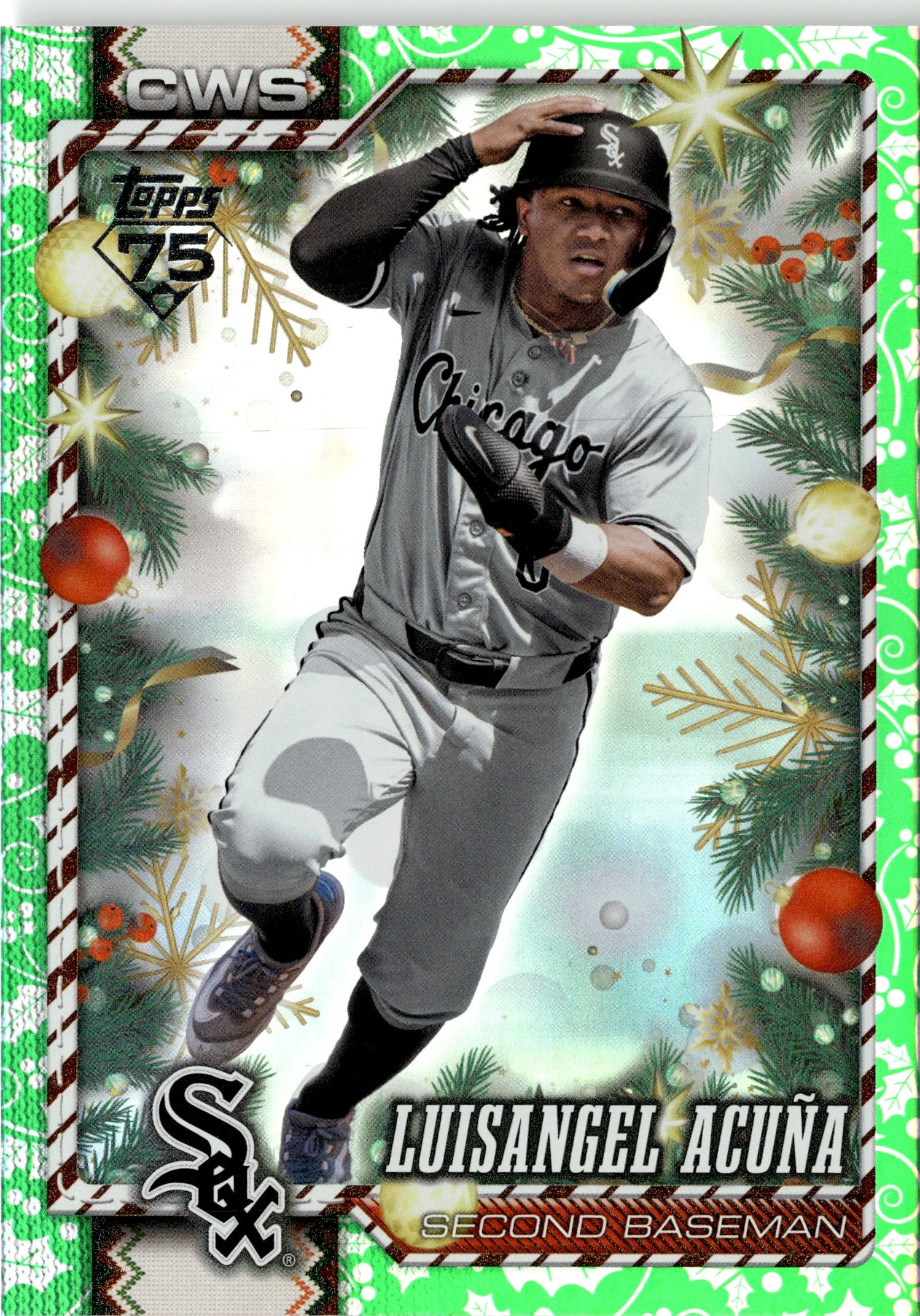 2026 Topps Holiday Luisangel Acuña graded slab
