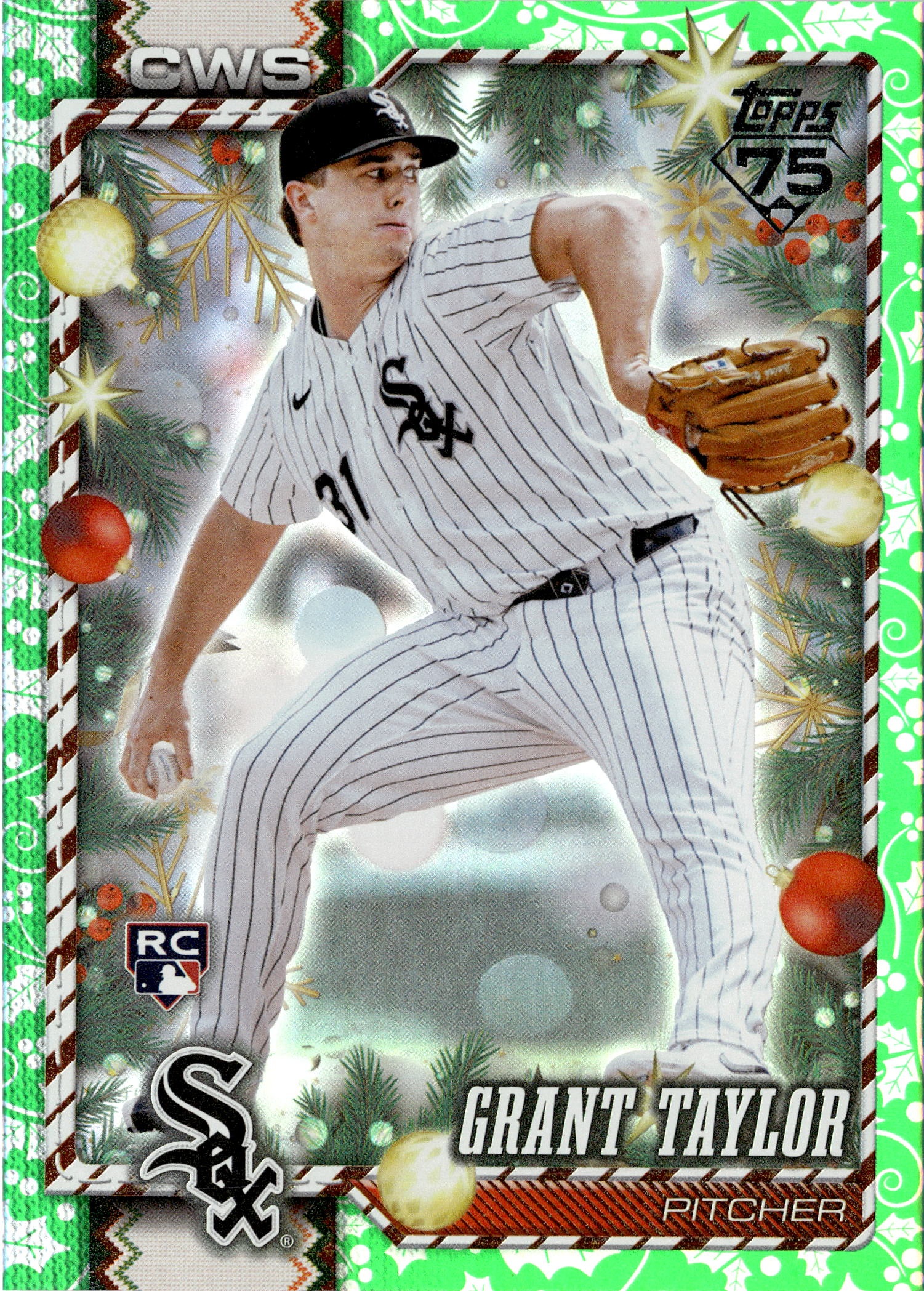 2026 Topps Holiday Grant Taylor graded slab