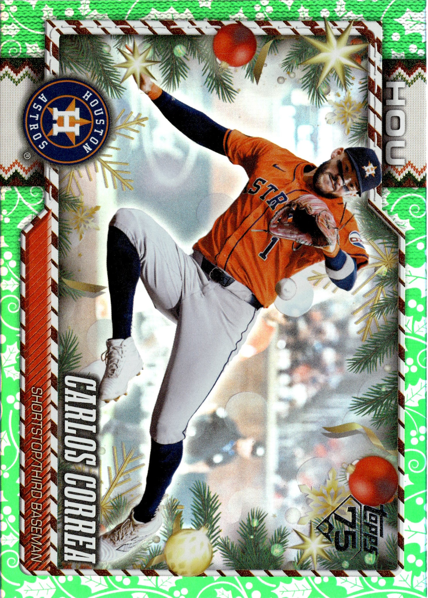 2026 Topps Holiday Carlos Correa graded slab