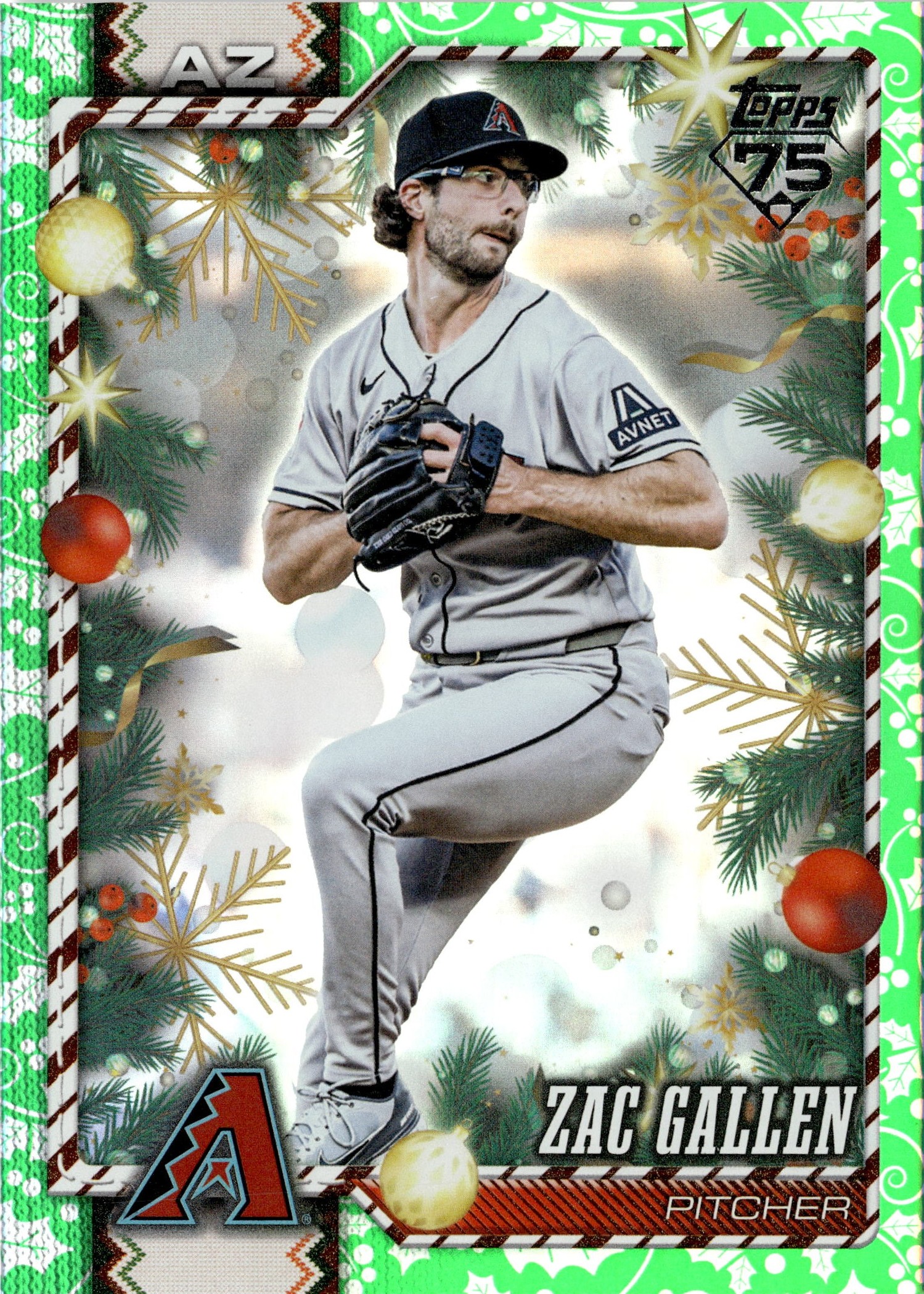 2026 Topps Holiday Zac Gallen graded slab