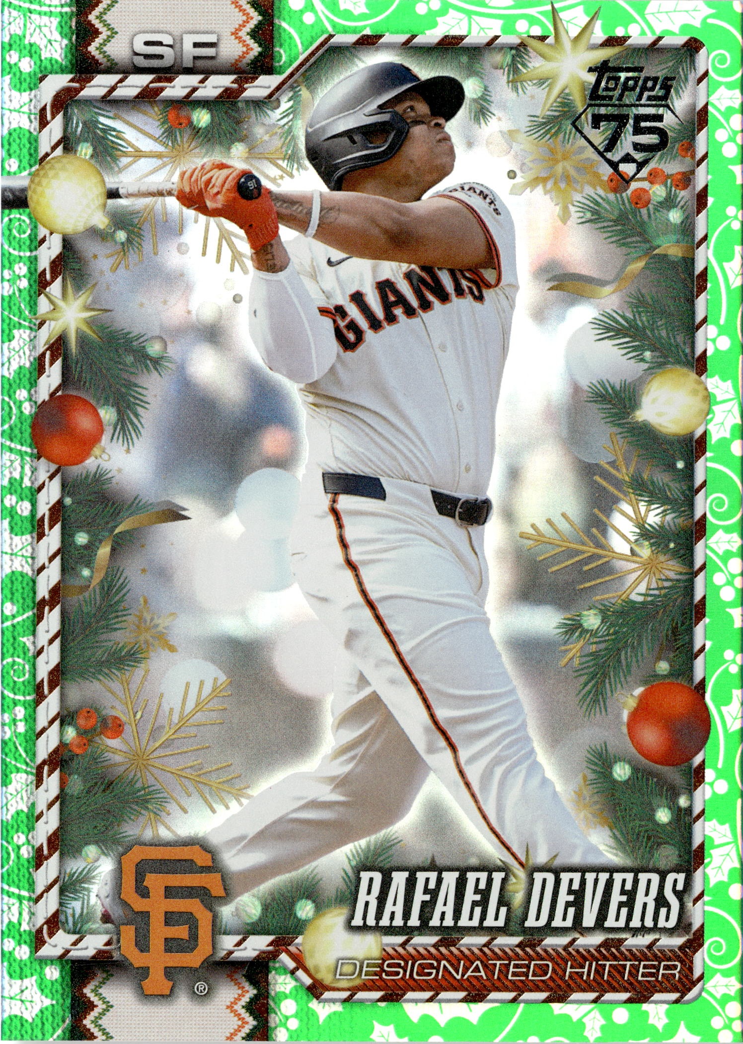 2026 Topps Holiday Rafael Devers graded slab