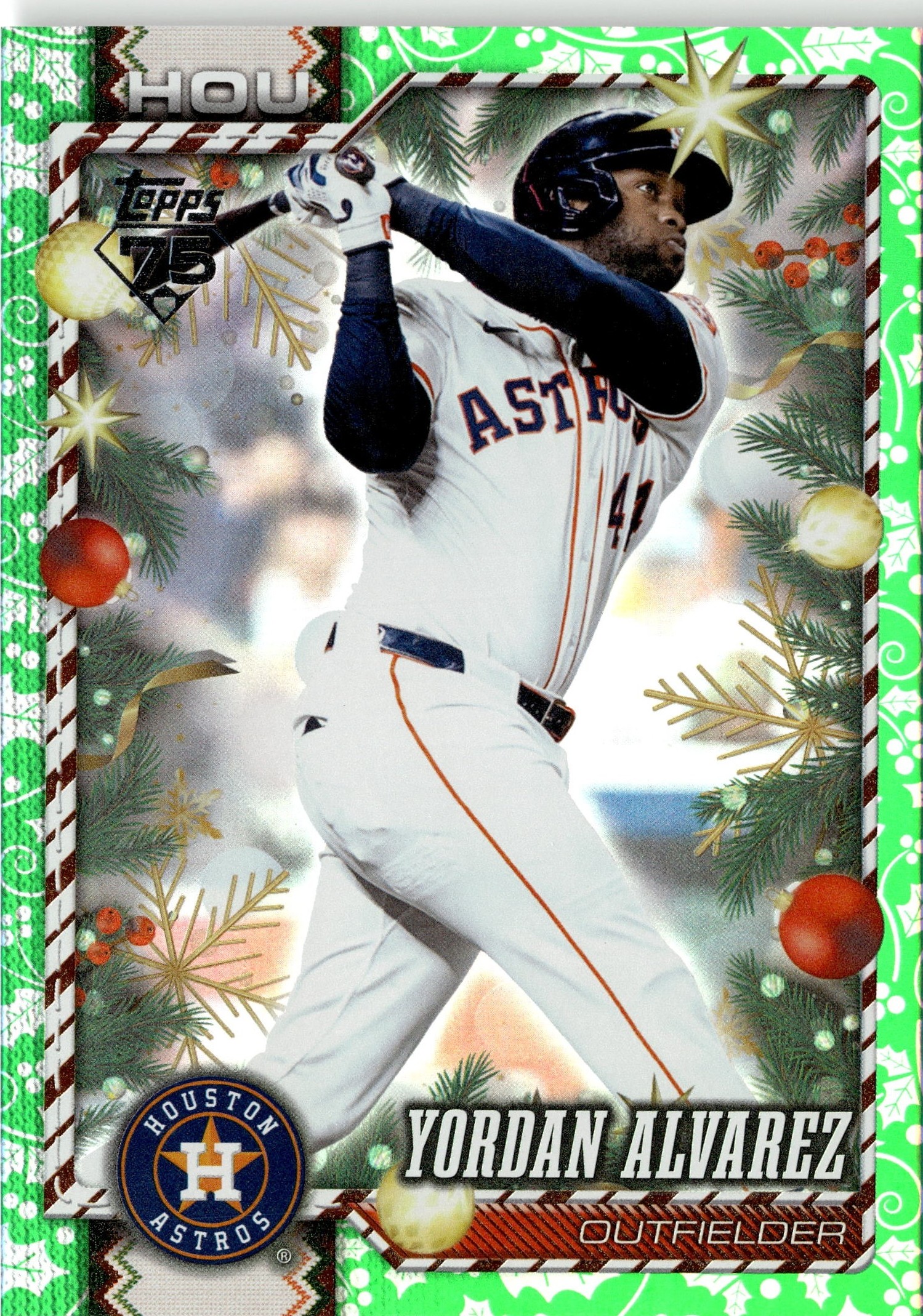 2026 Topps Holiday Yordan Alvarez graded slab