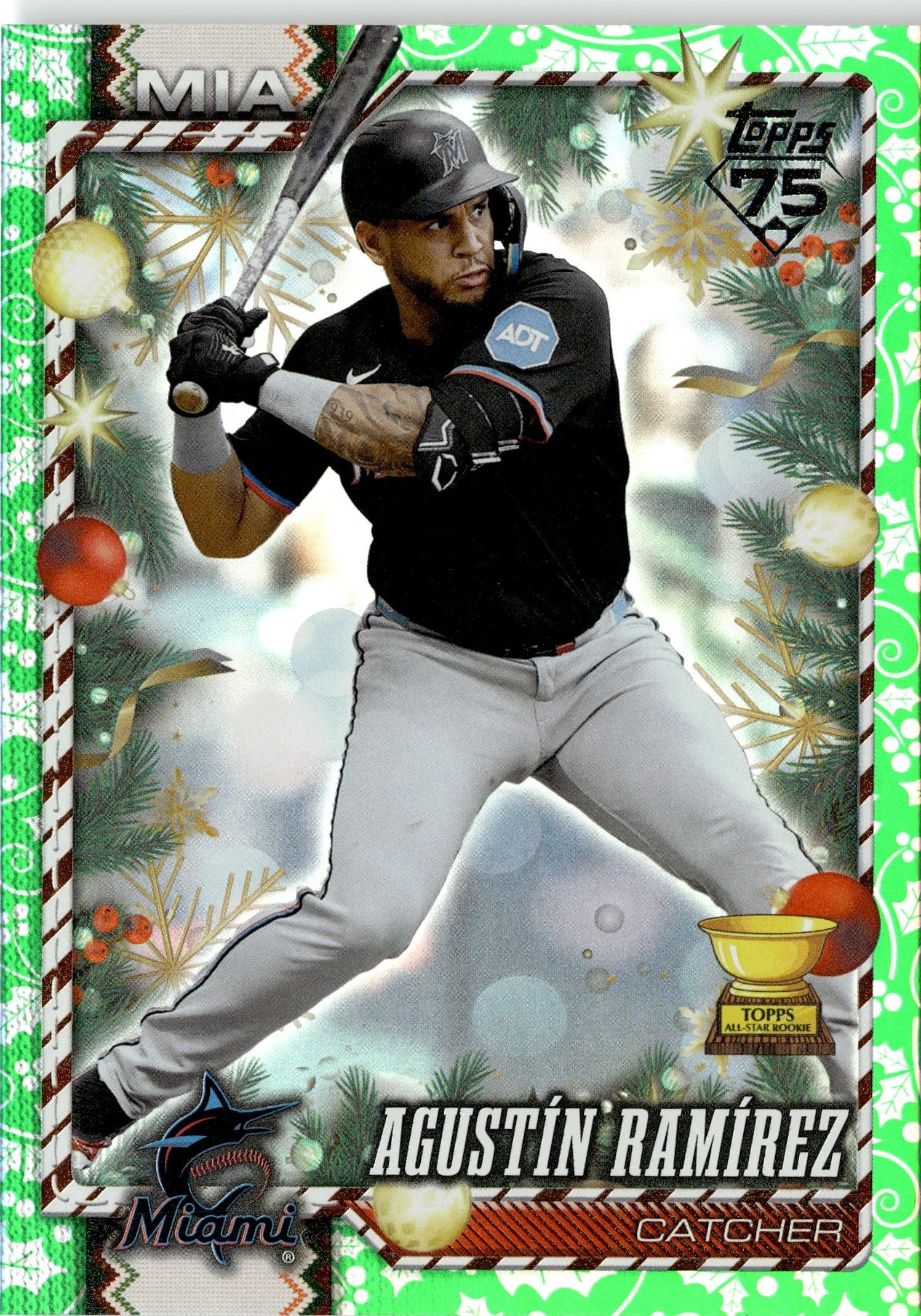 2026 Topps Holiday Agustin Ramirez graded slab