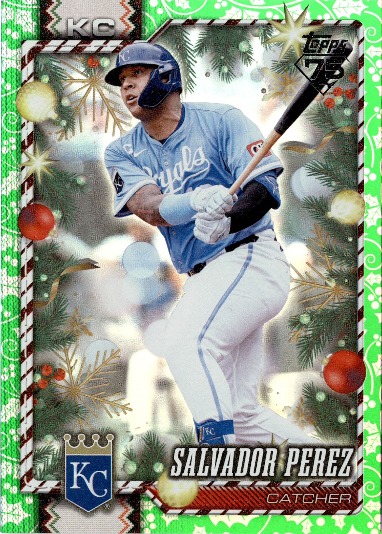 2026 Topps Holiday Salvador Perez graded slab