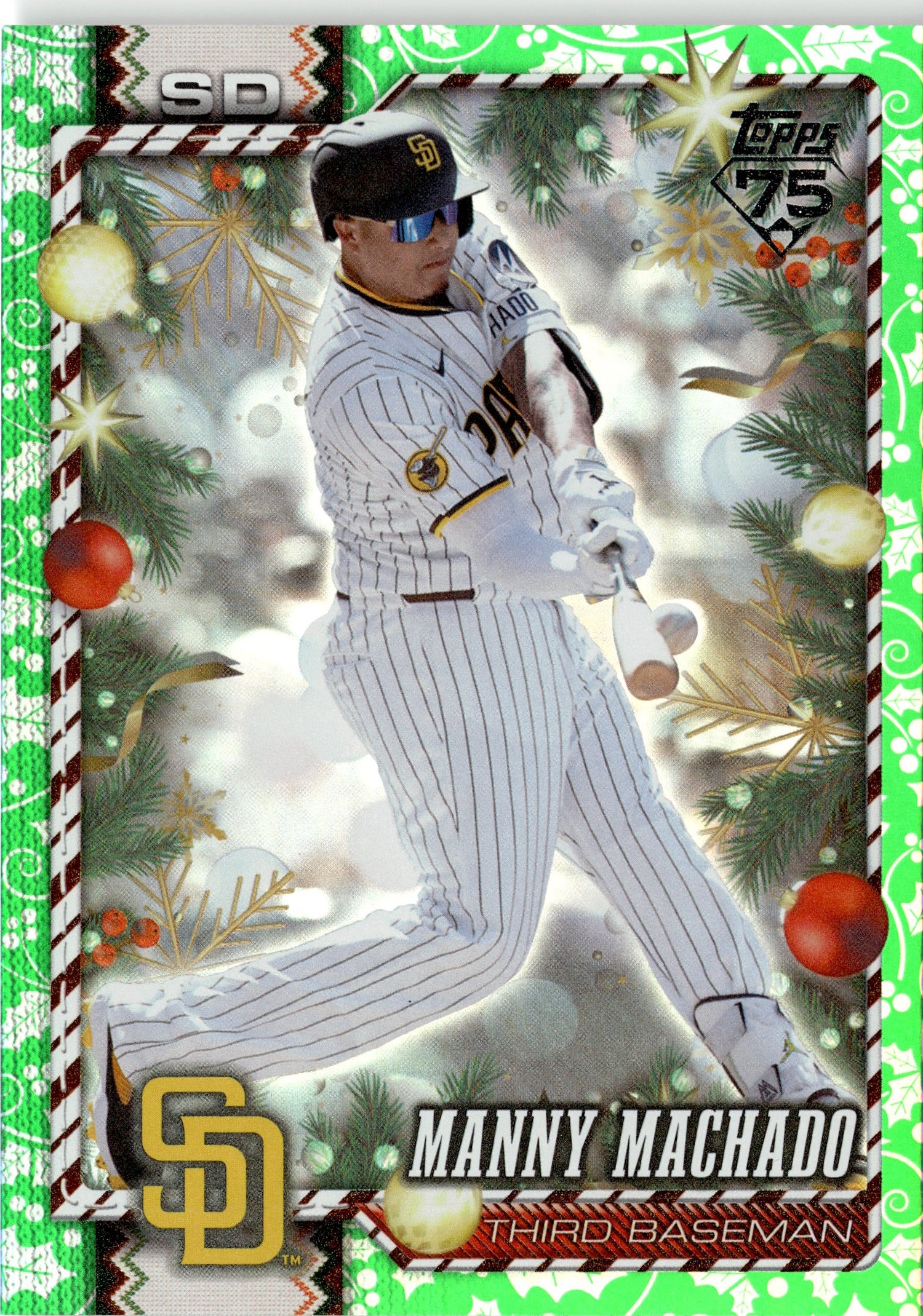 2026 Topps Holiday Manny Machado graded slab