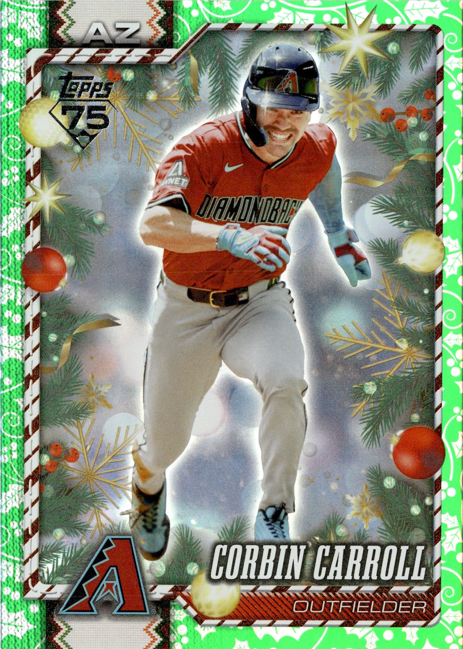 2026 Topps Holiday Corbin Carroll graded slab