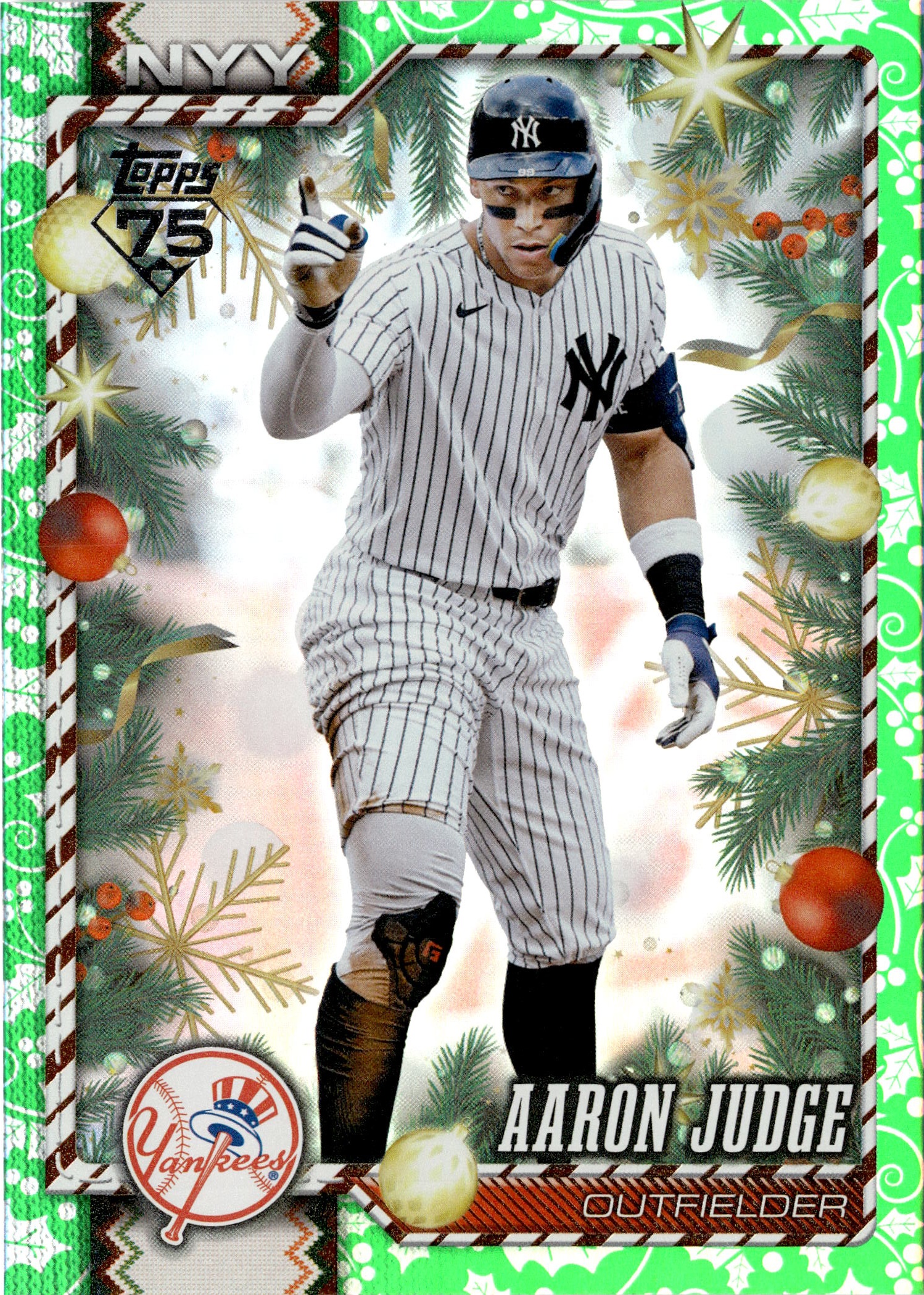 2026 Topps Holiday Aaron Judge graded slab