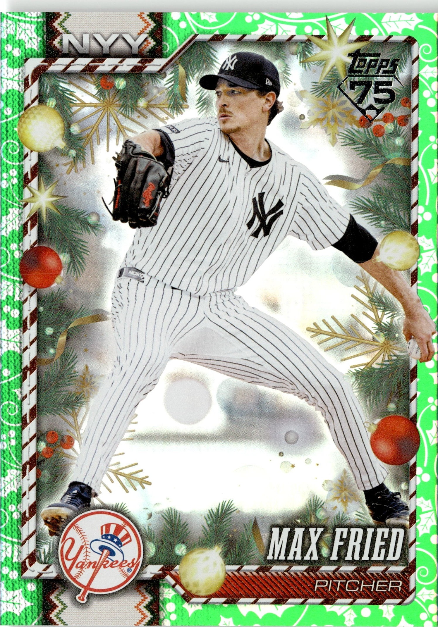 2026 Topps Holiday Max Fried graded slab