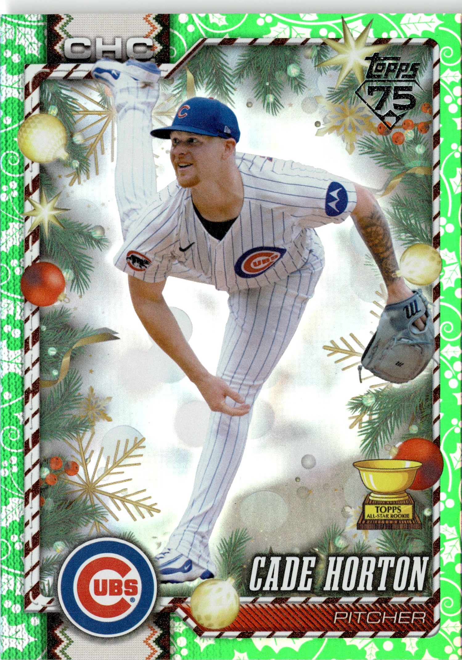 2026 Topps Holiday Cade Horton graded slab