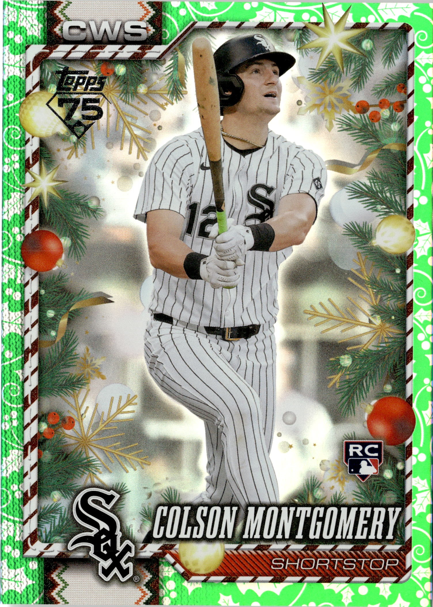 2026 Topps Holiday Colson Montgomery graded slab