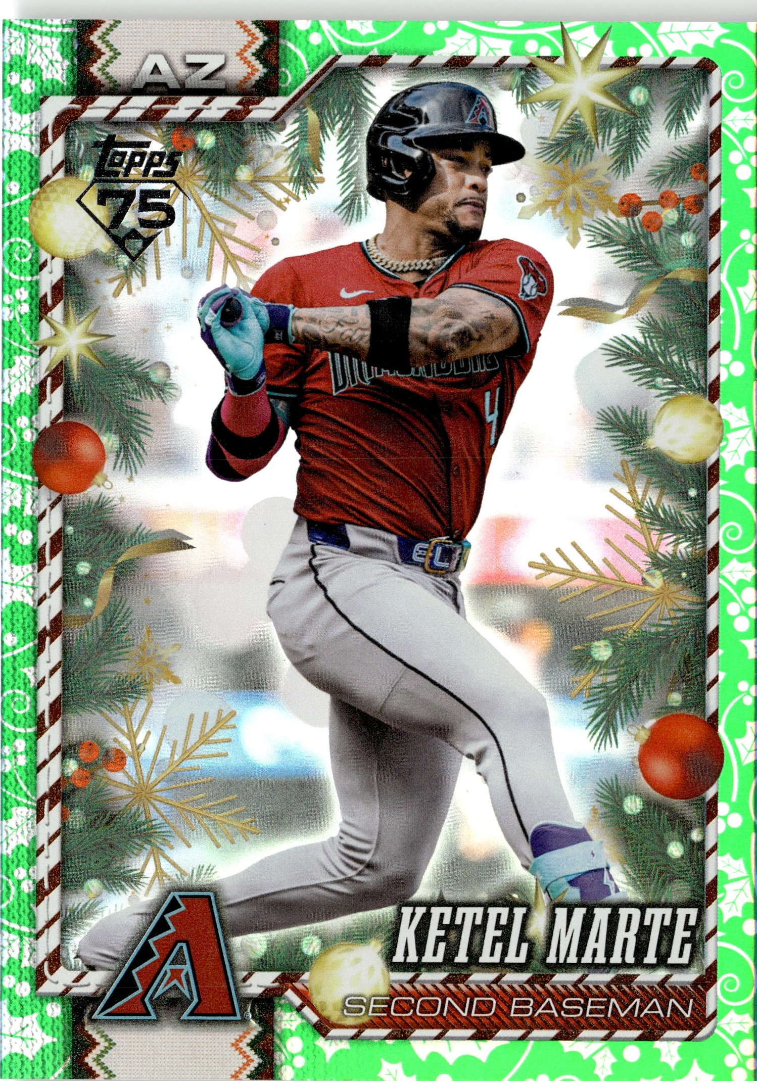 2026 Topps Holiday Ketel Marte graded slab