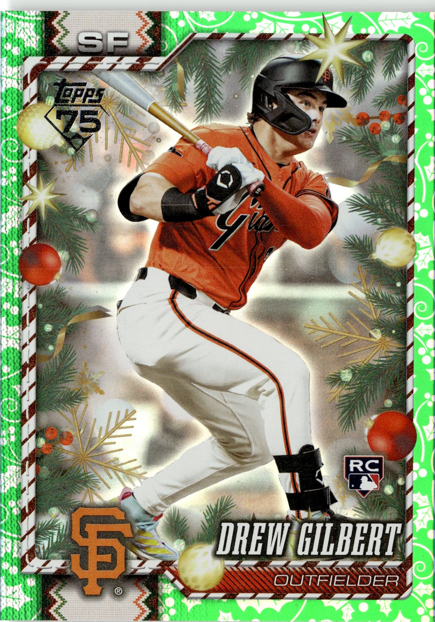 2026 Topps Holiday Drew Gilbert graded slab