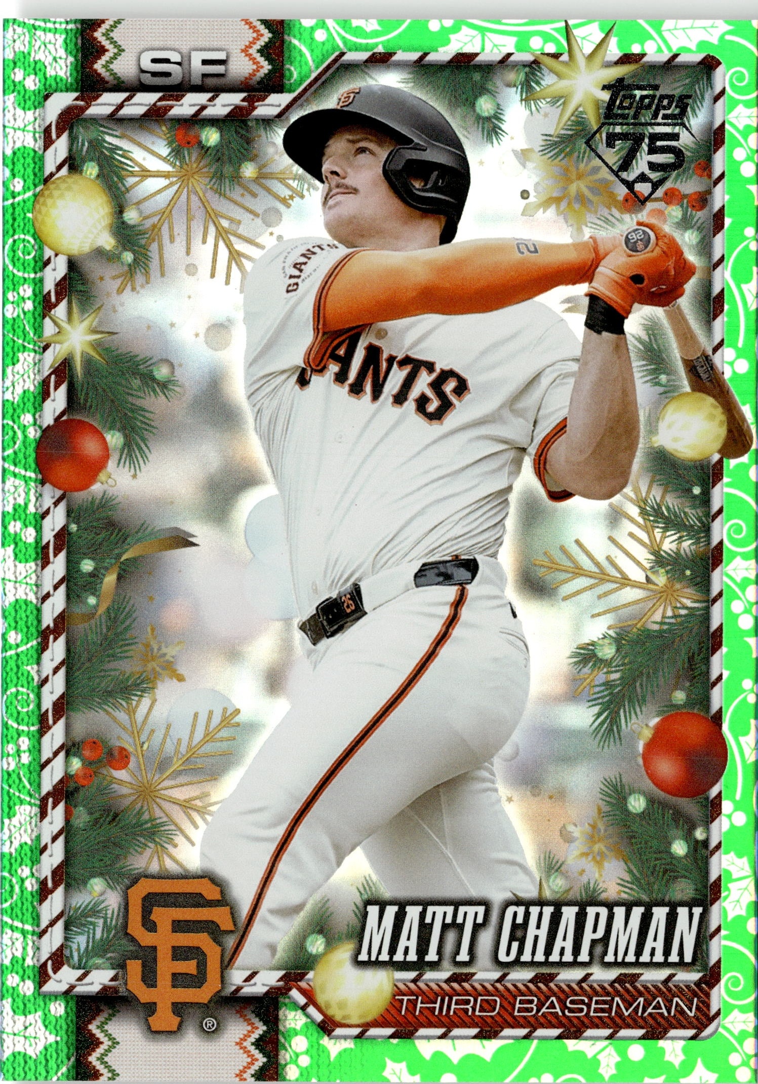 2026 Topps Holiday Matt Chapman graded slab