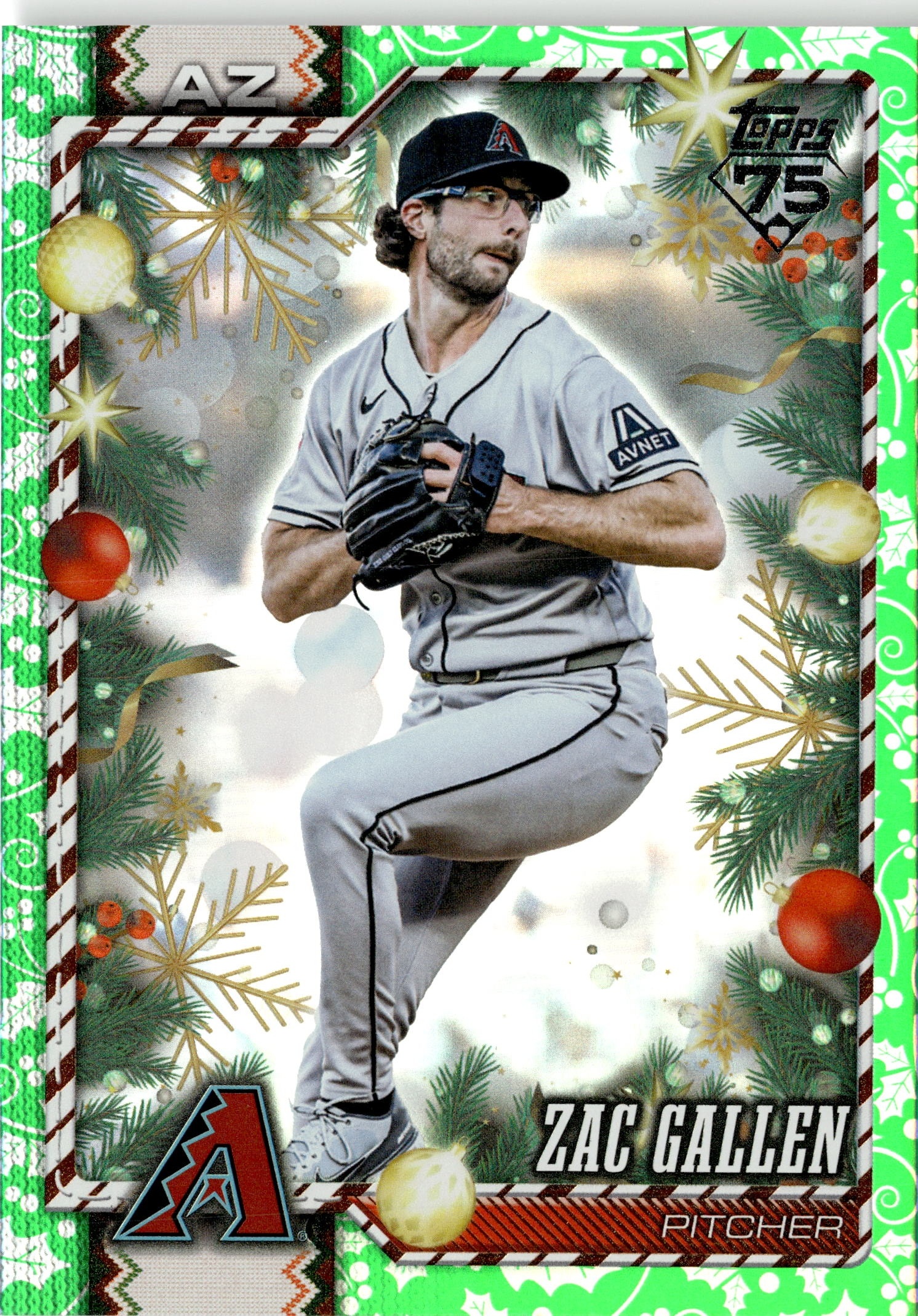 2026 Topps Holiday Zac Gallen graded slab
