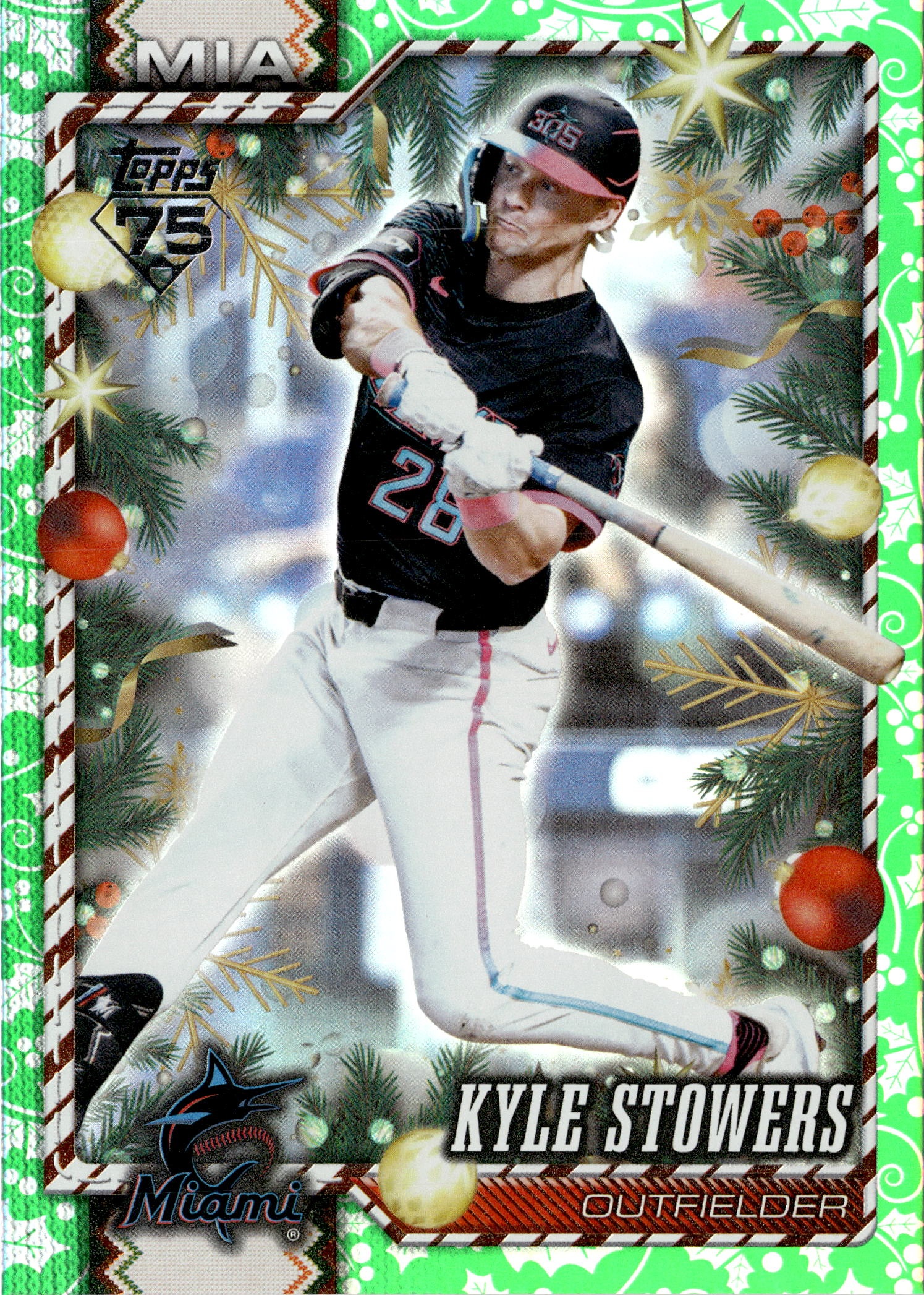 2026 Topps Holiday Kyle Stowers graded slab