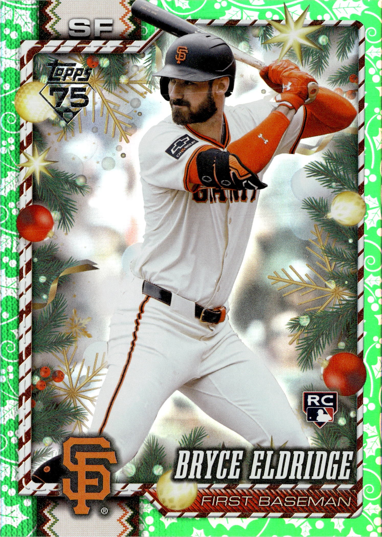2026 Topps Holiday Bryce Eldridge graded slab