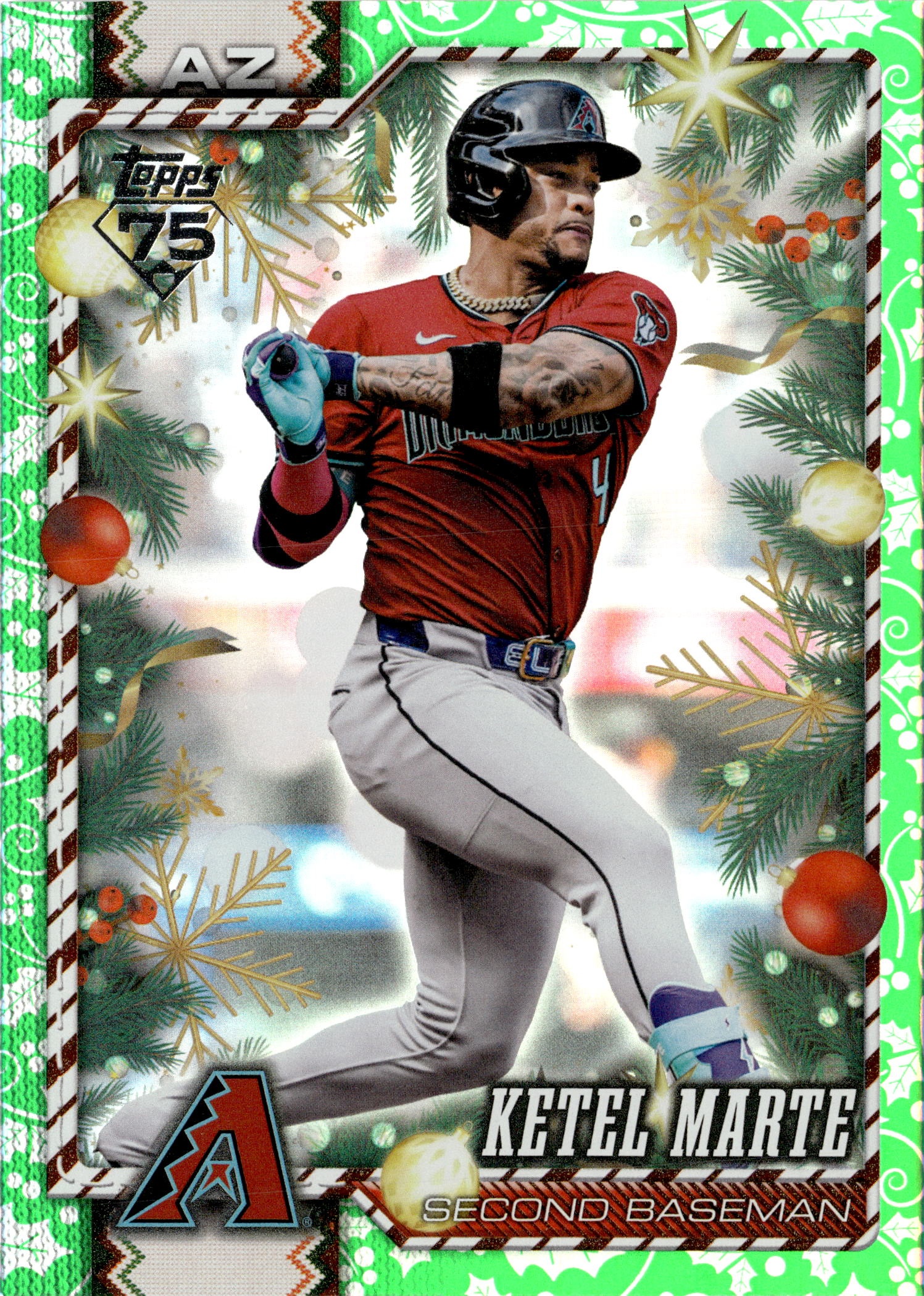 2026 Topps Holiday Ketel Marte graded slab