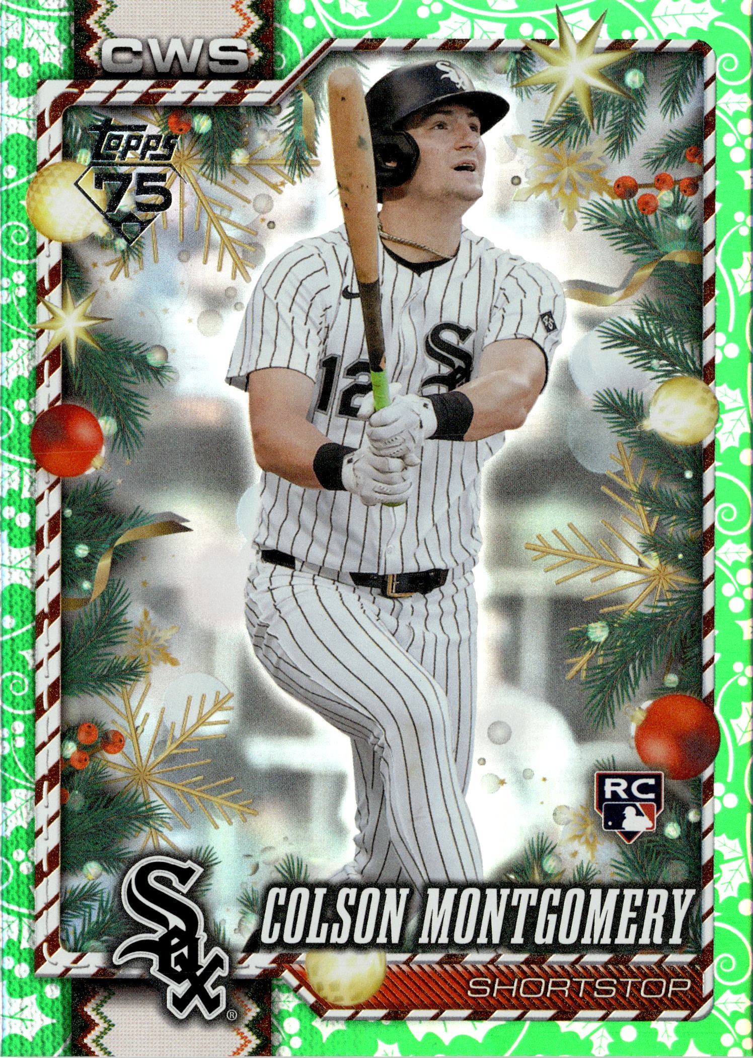 2026 Topps Holiday Colson Montgomery graded slab