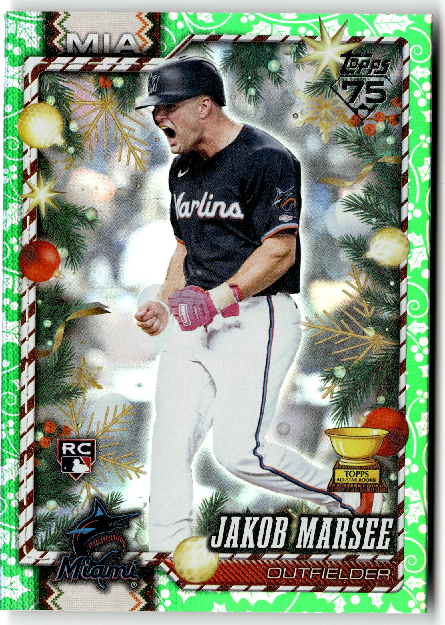2026 Topps Holiday Jakob Marsee graded slab