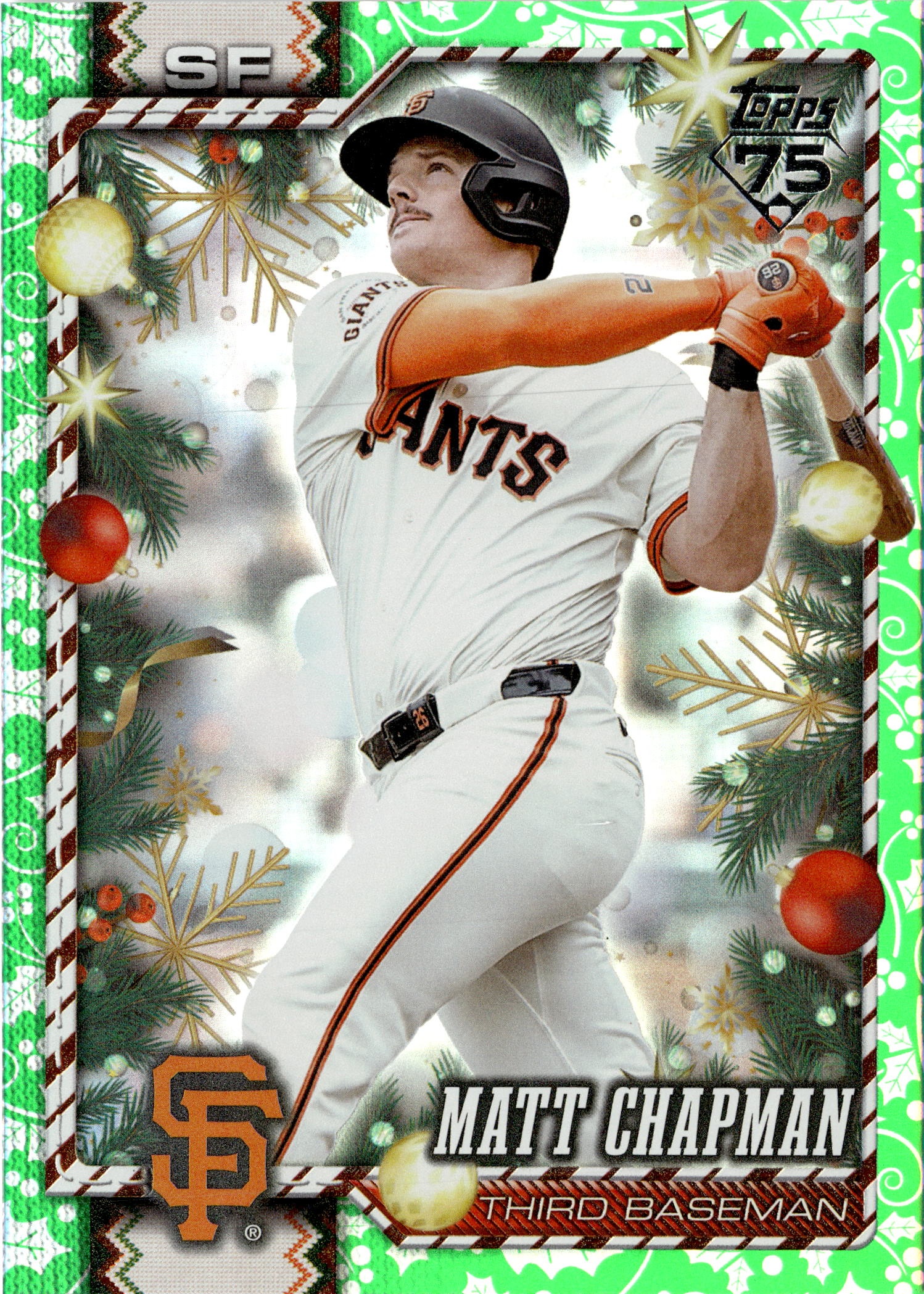 2026 Topps Holiday Matt Chapman graded slab