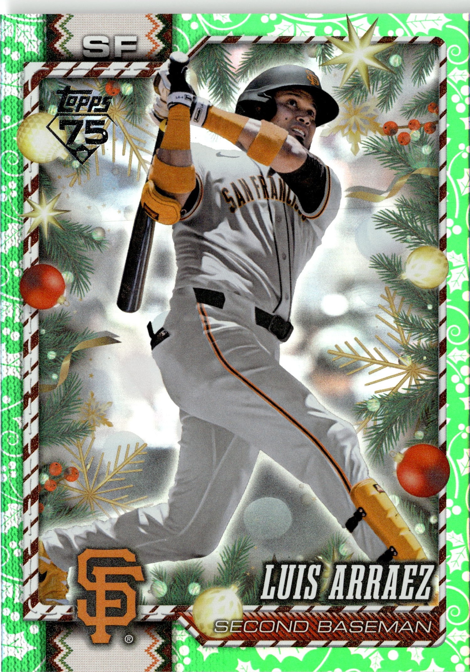 2026 Topps Holiday Luis Arraez graded slab