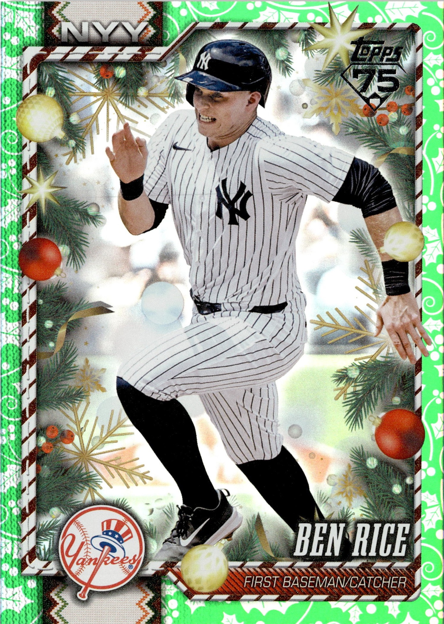 2026 Topps Holiday Ben Rice graded slab