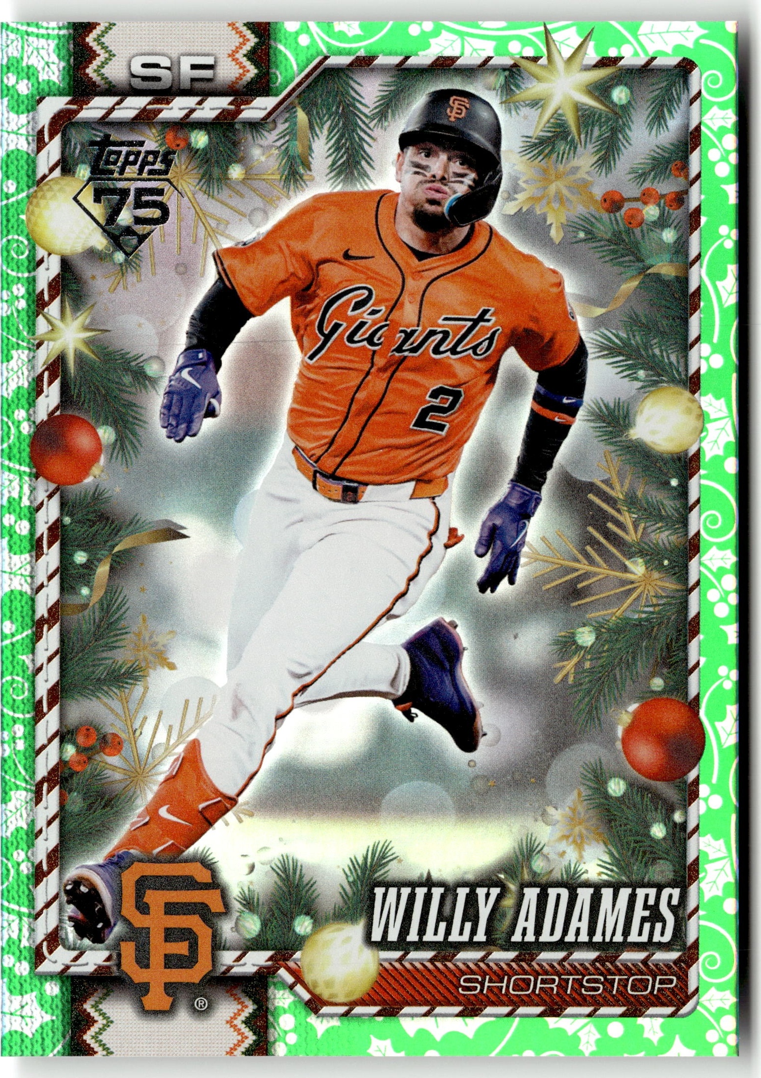 2026 Topps Holiday Willy Adames graded slab