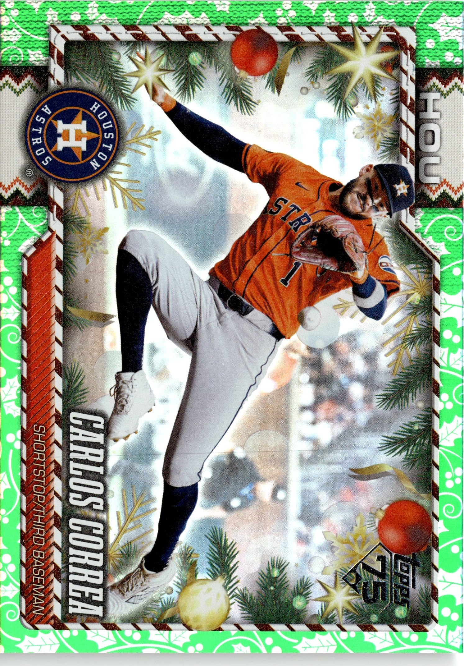 2026 Topps Holiday Carlos Correa graded slab