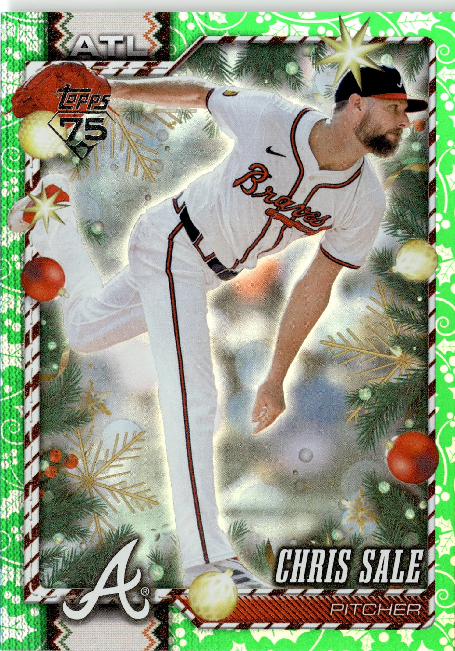 2026 Topps Holiday Chris Sale graded slab