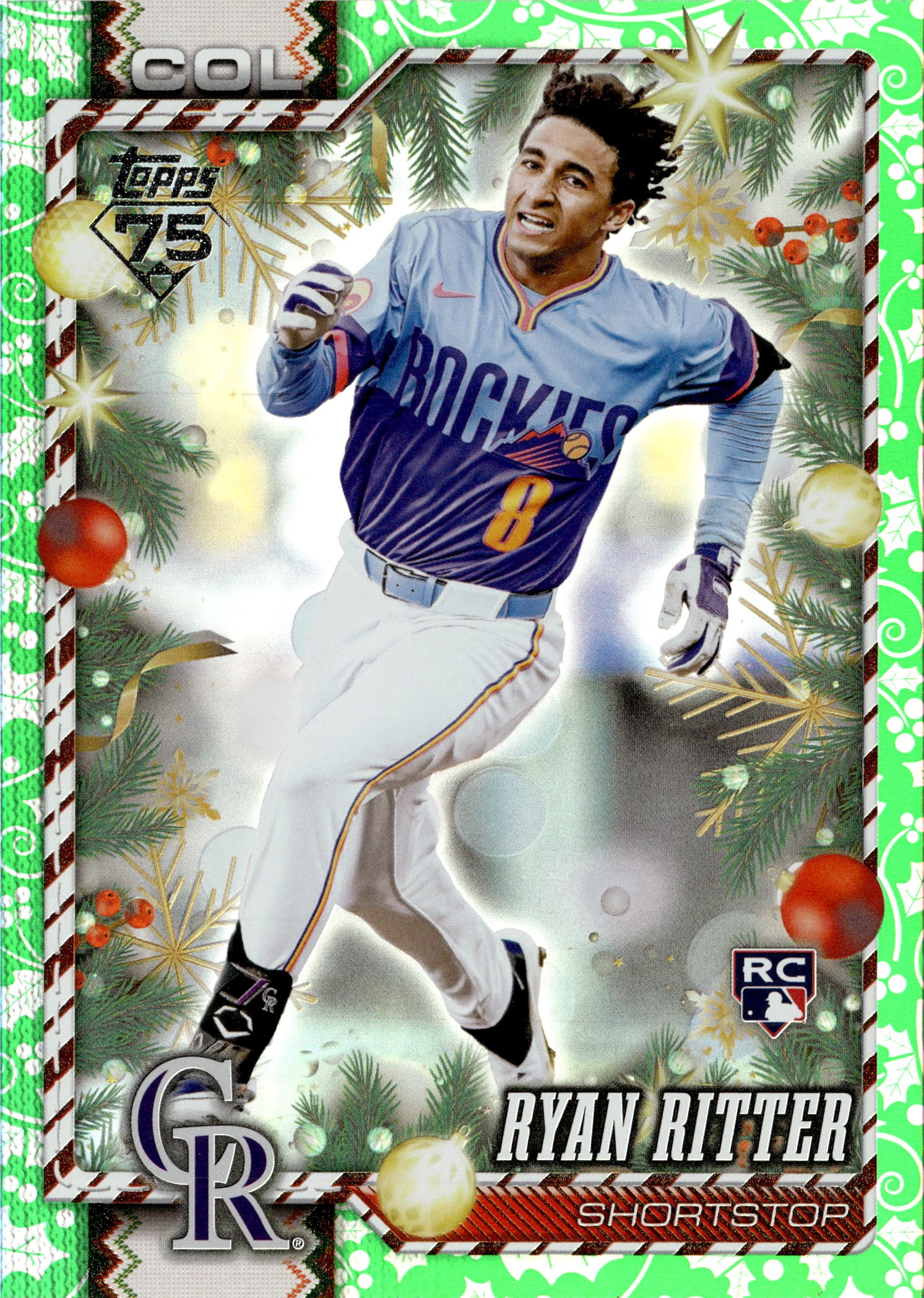 2026 Topps Holiday Ryan Ritter graded slab