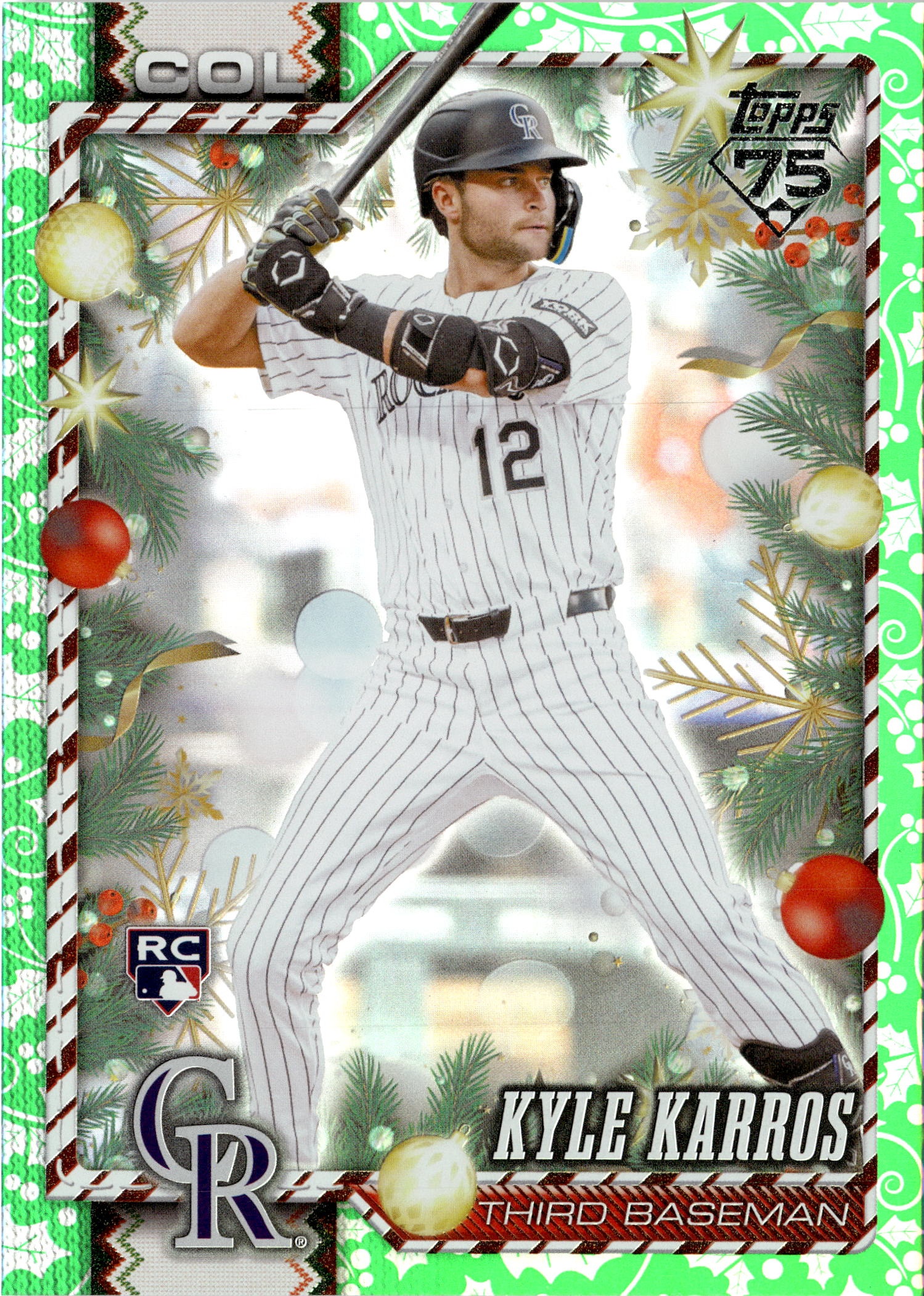 2026 Topps Holiday Kyle Karros graded slab