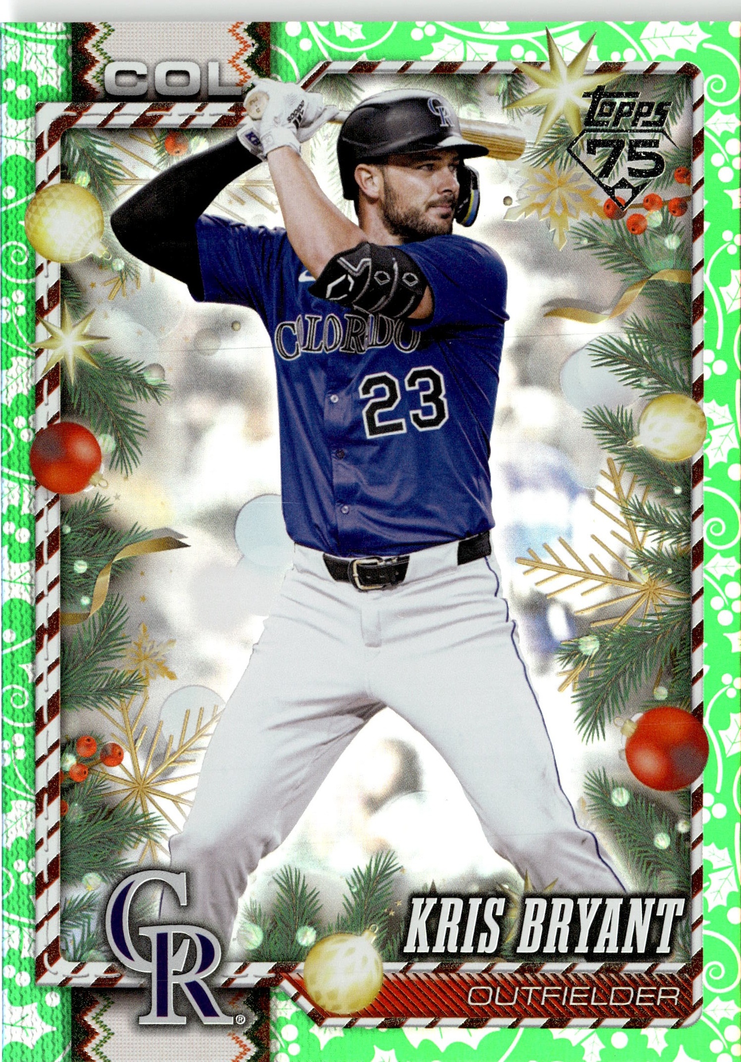 2026 Topps Holiday Kris Bryant graded slab