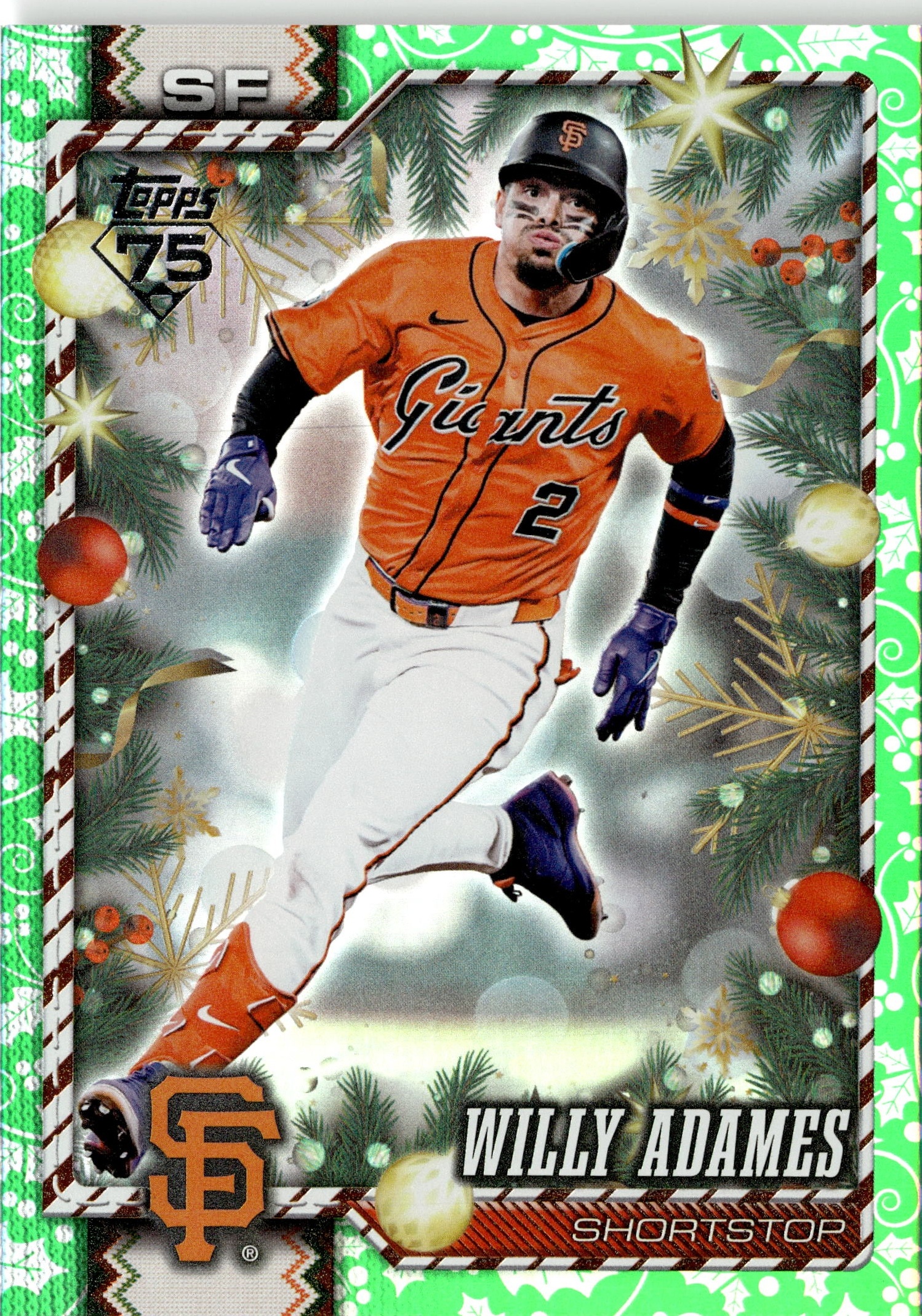 2026 Topps Holiday Willy Adames graded slab