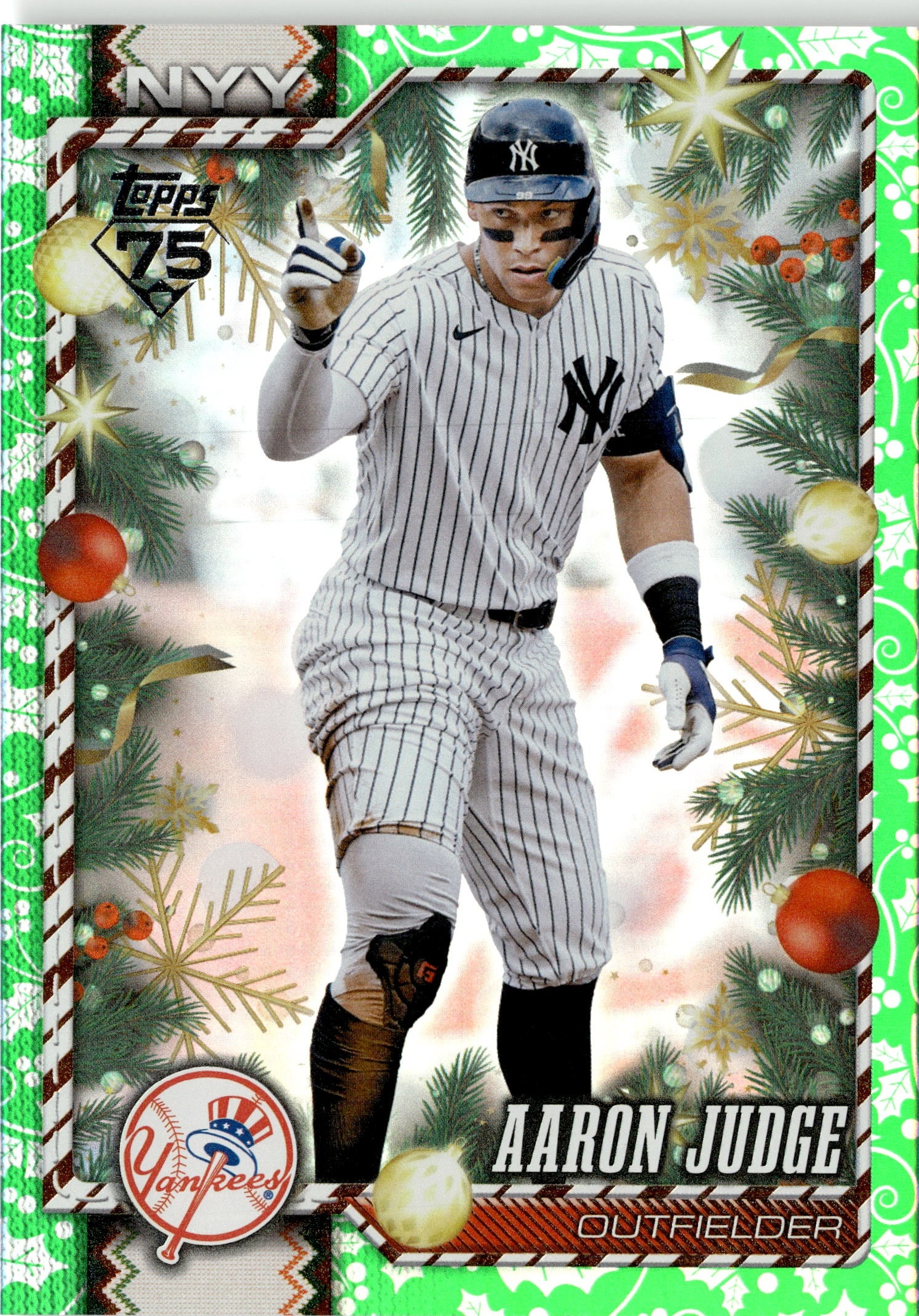 2026 Topps Holiday Aaron Judge graded slab