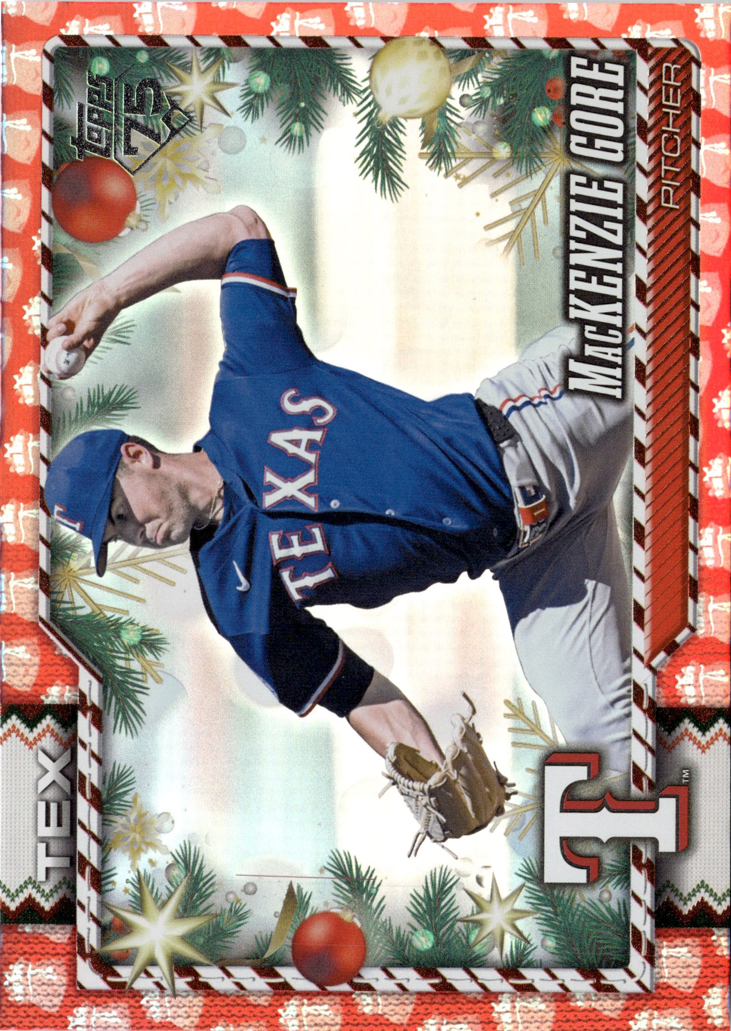 2026 Topps Holiday Mackenzie Gore graded slab