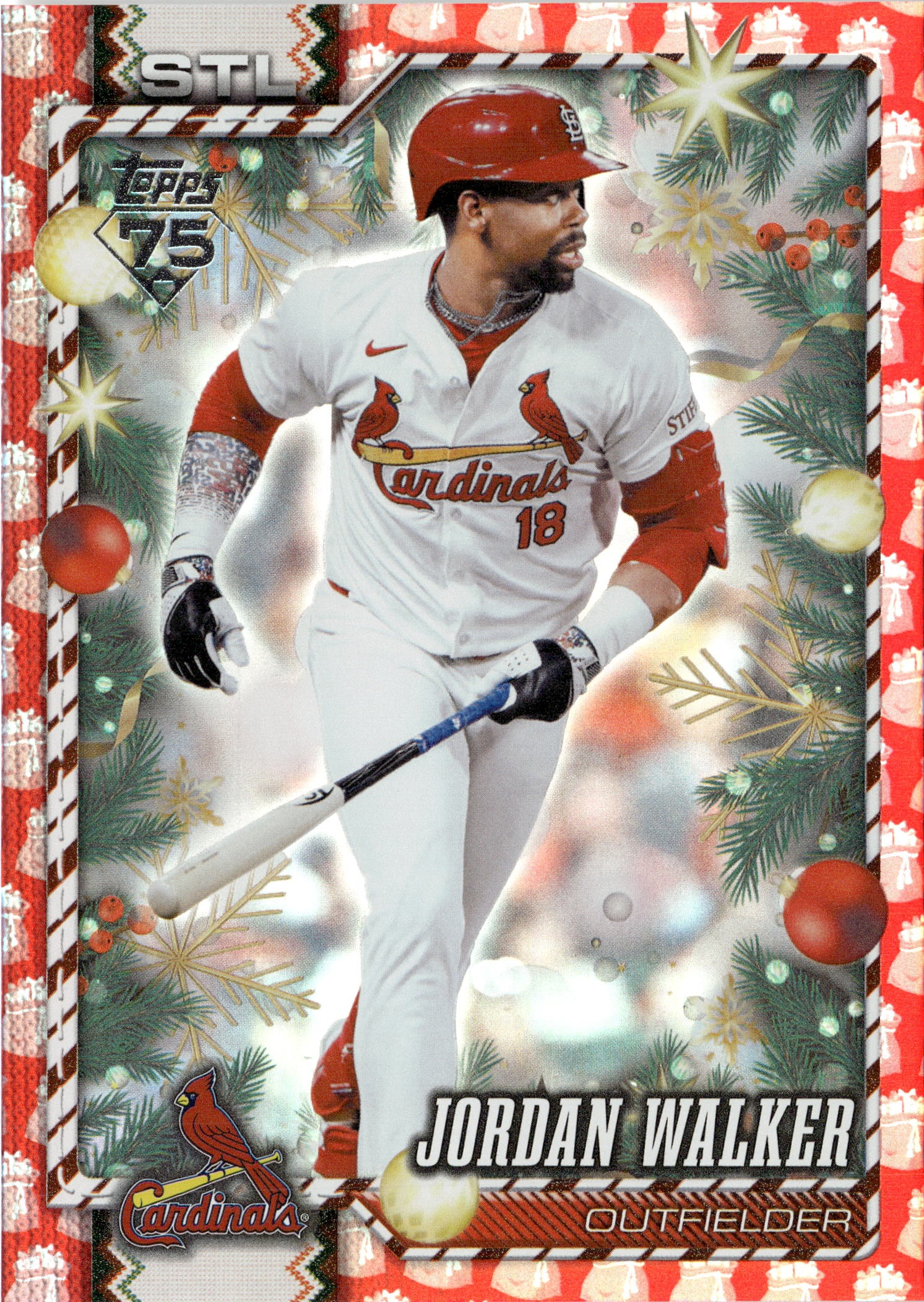 2026 Topps Holiday Jordan Walker graded slab
