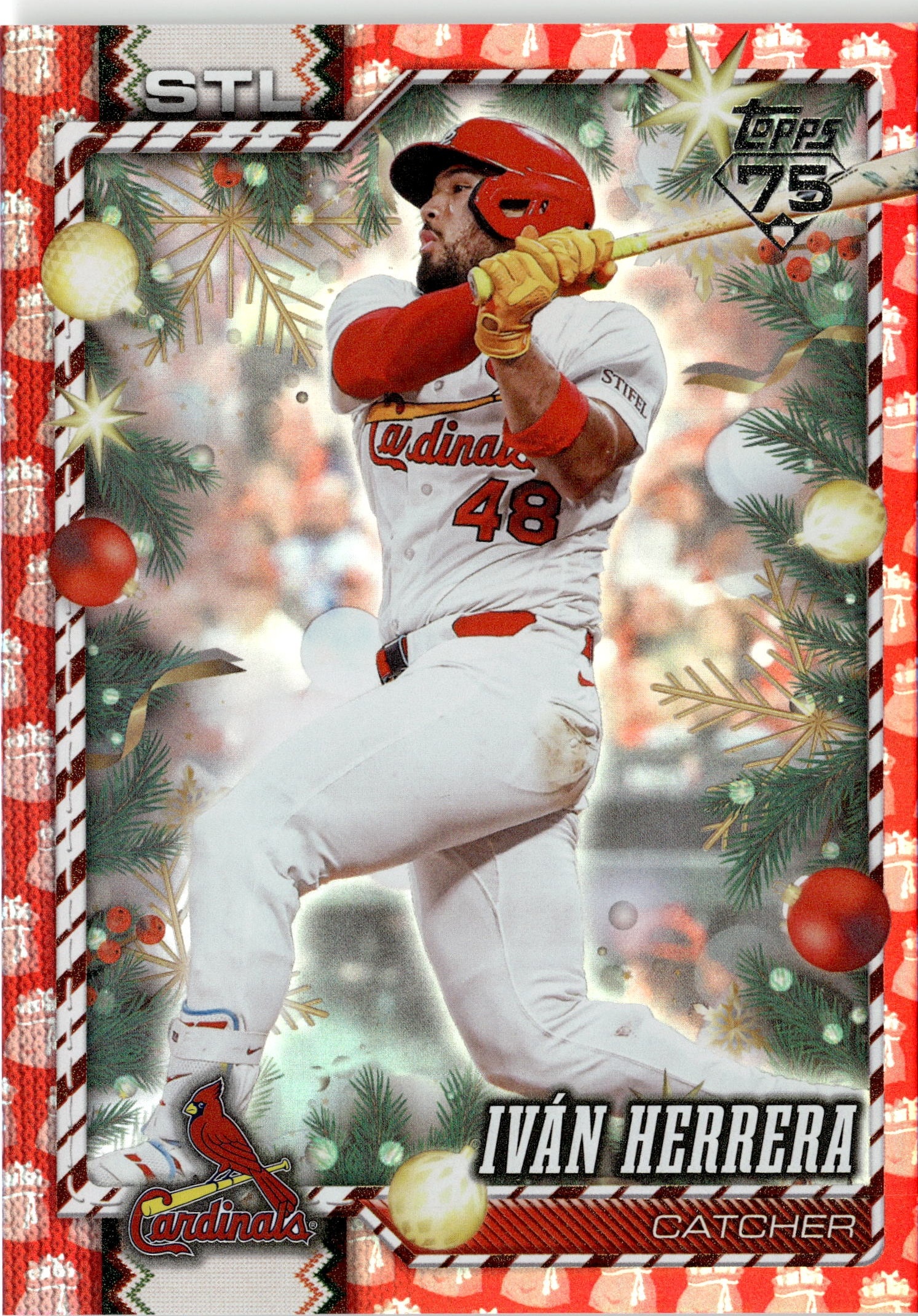 2026 Topps Holiday Iván Herrera graded slab