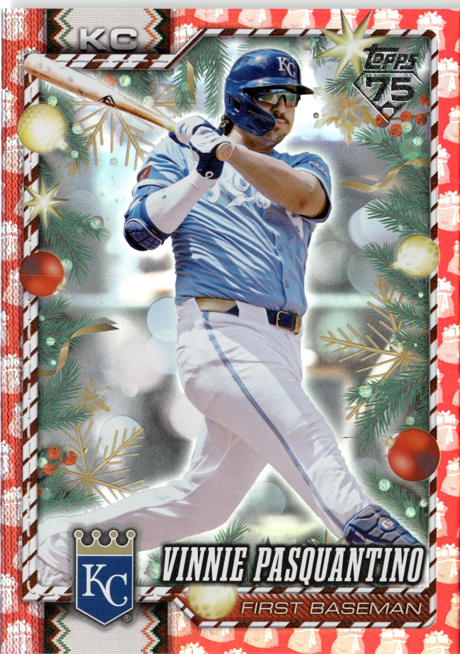 2026 Topps Holiday Vinnie Pasquantino graded slab