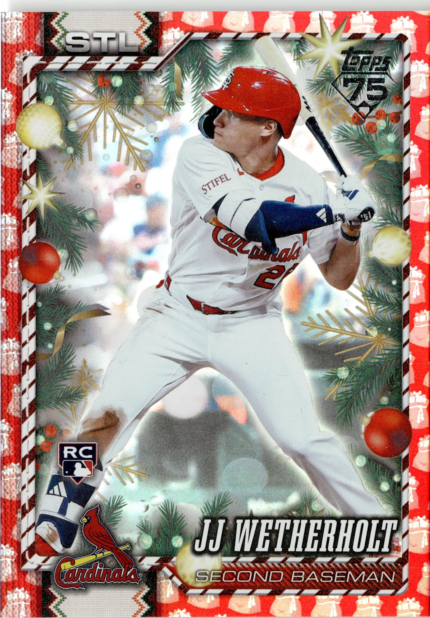 2026 Topps Holiday Jj Wetherholt graded slab