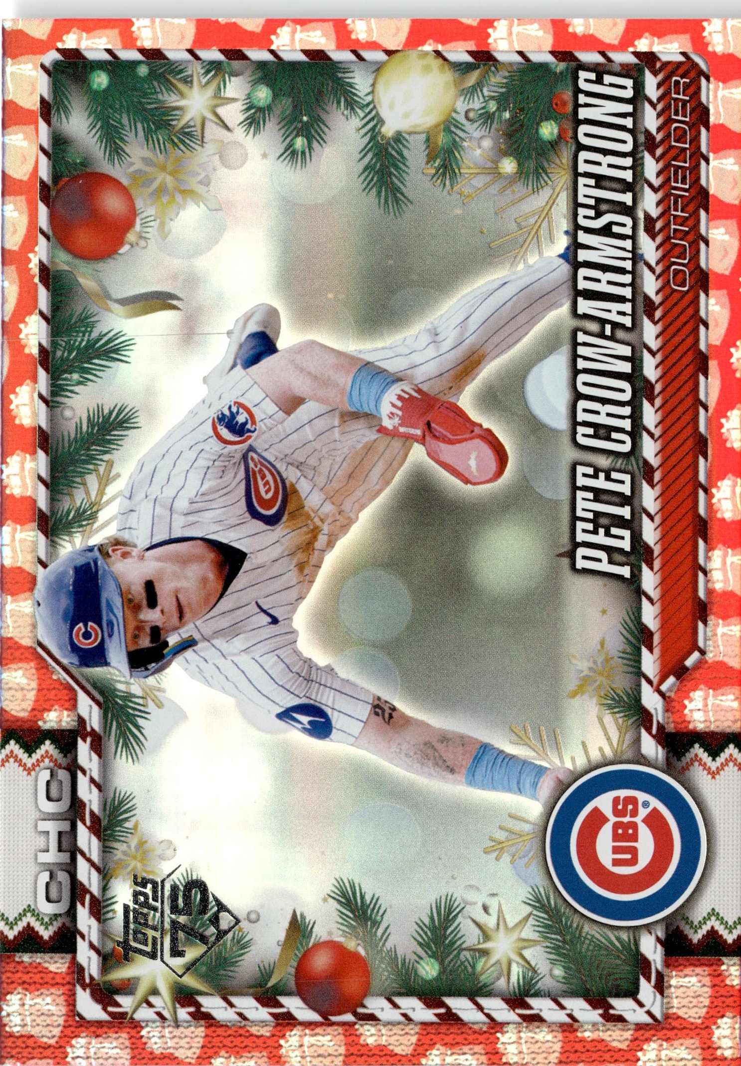 2026 Topps Holiday Pete Crow-Armstrong graded slab