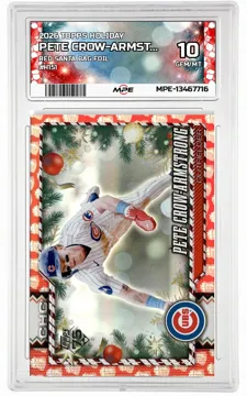 2026 TOPPS HOLIDAY RED SANTA BAG FOIL #H151 PETE CROW-ARMSTRONG MPE 10 GEM/MT — graded card up for auction