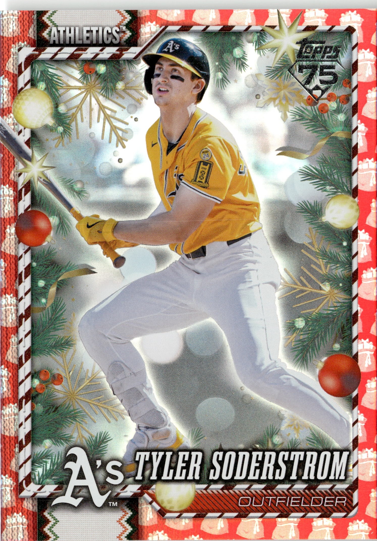 2026 Topps Holiday Tyler Soderstrom graded slab
