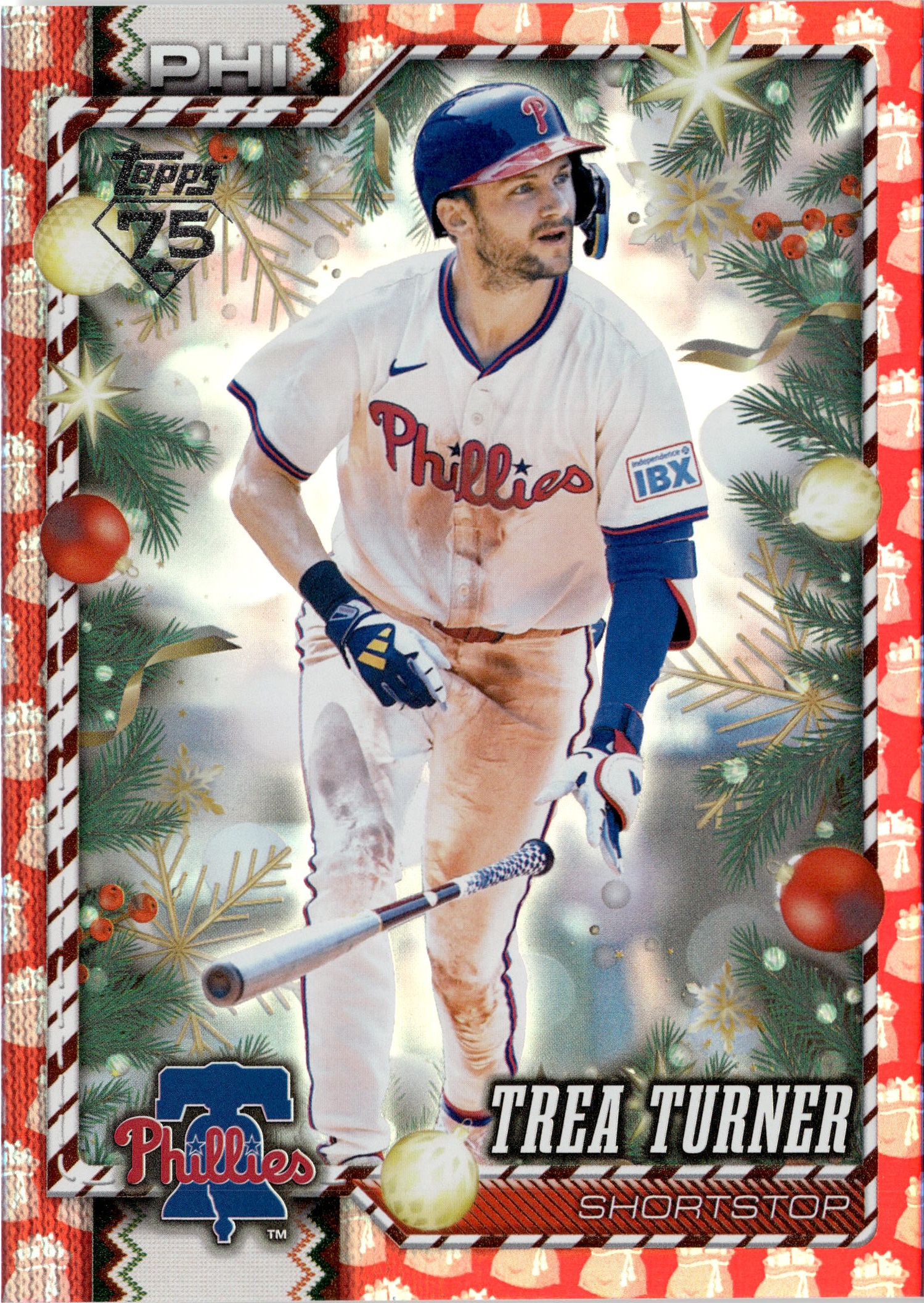2026 Topps Holiday Trea Turner graded slab