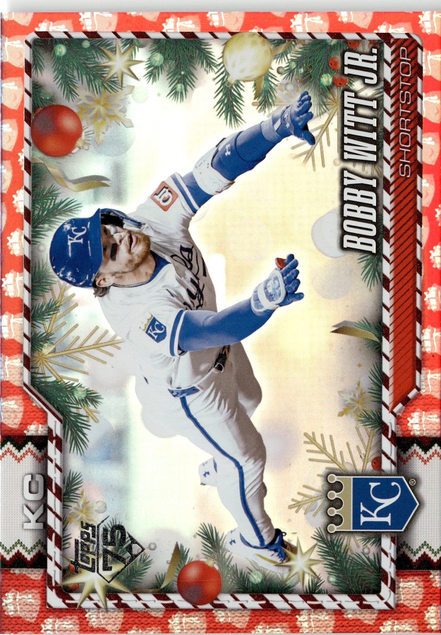 2026 Topps Holiday Bobby Witt Jr. graded slab