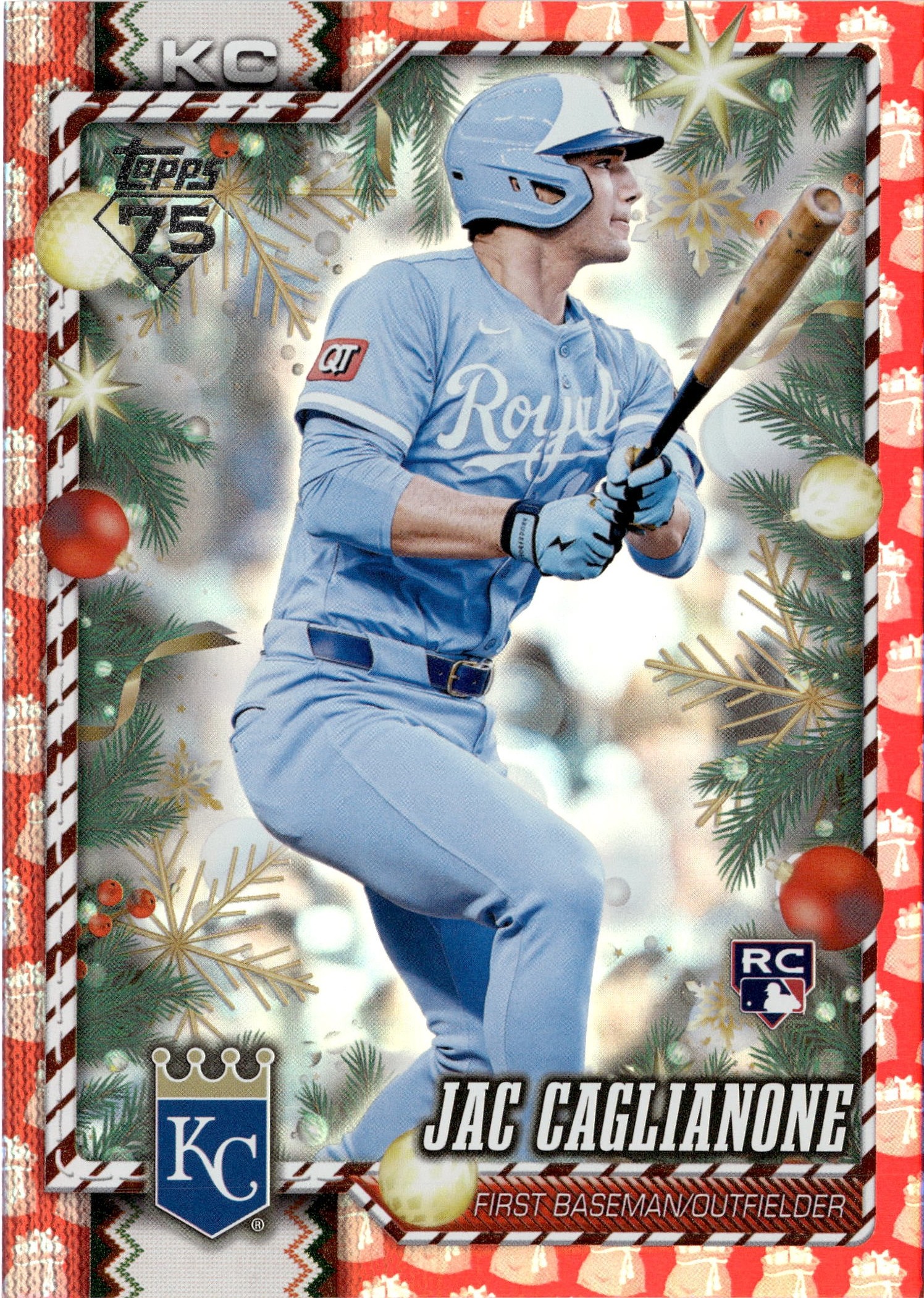 2026 Topps Holiday Jac Caglianone graded slab