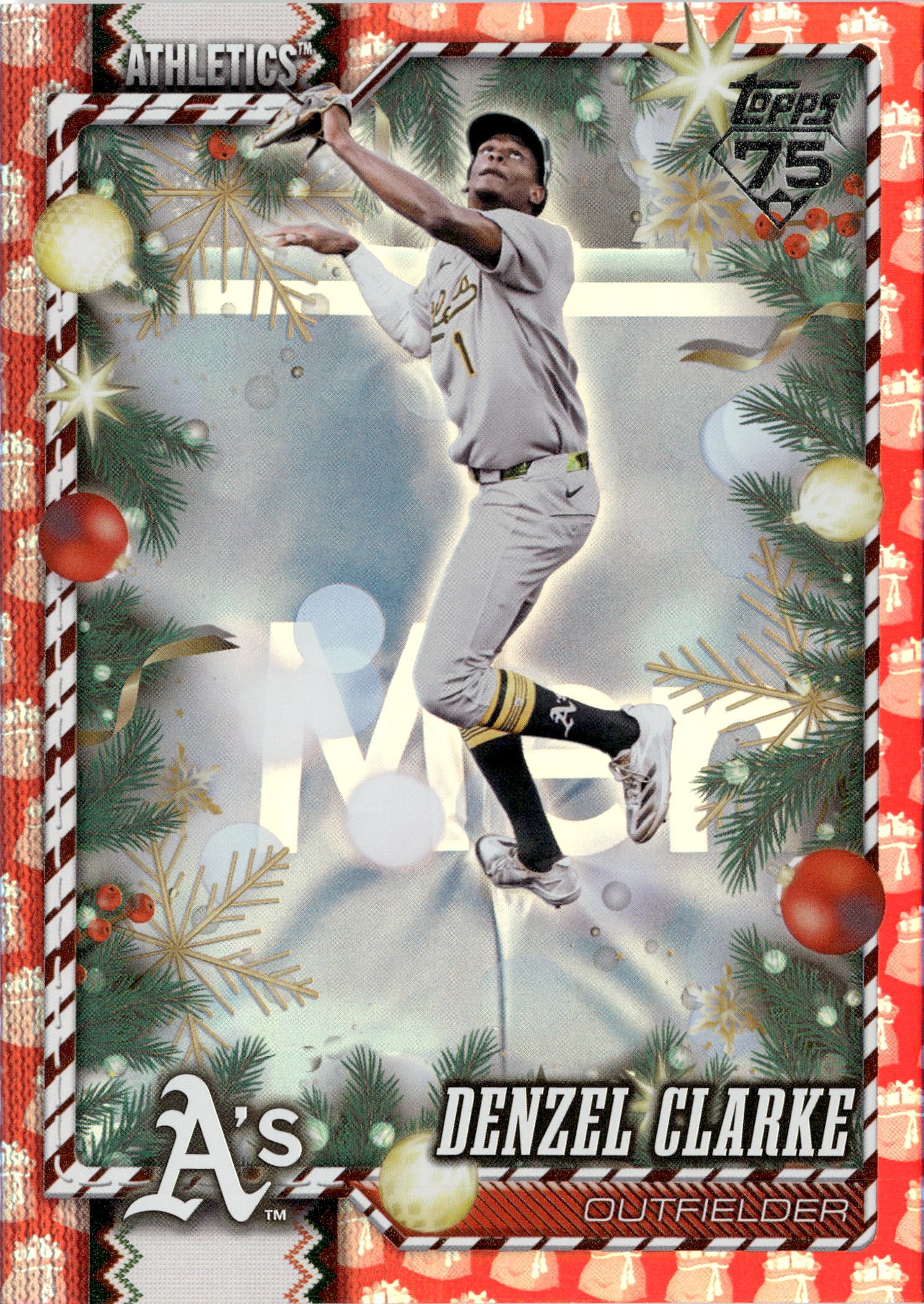 2026 Topps Holiday Denzel Clarke graded slab